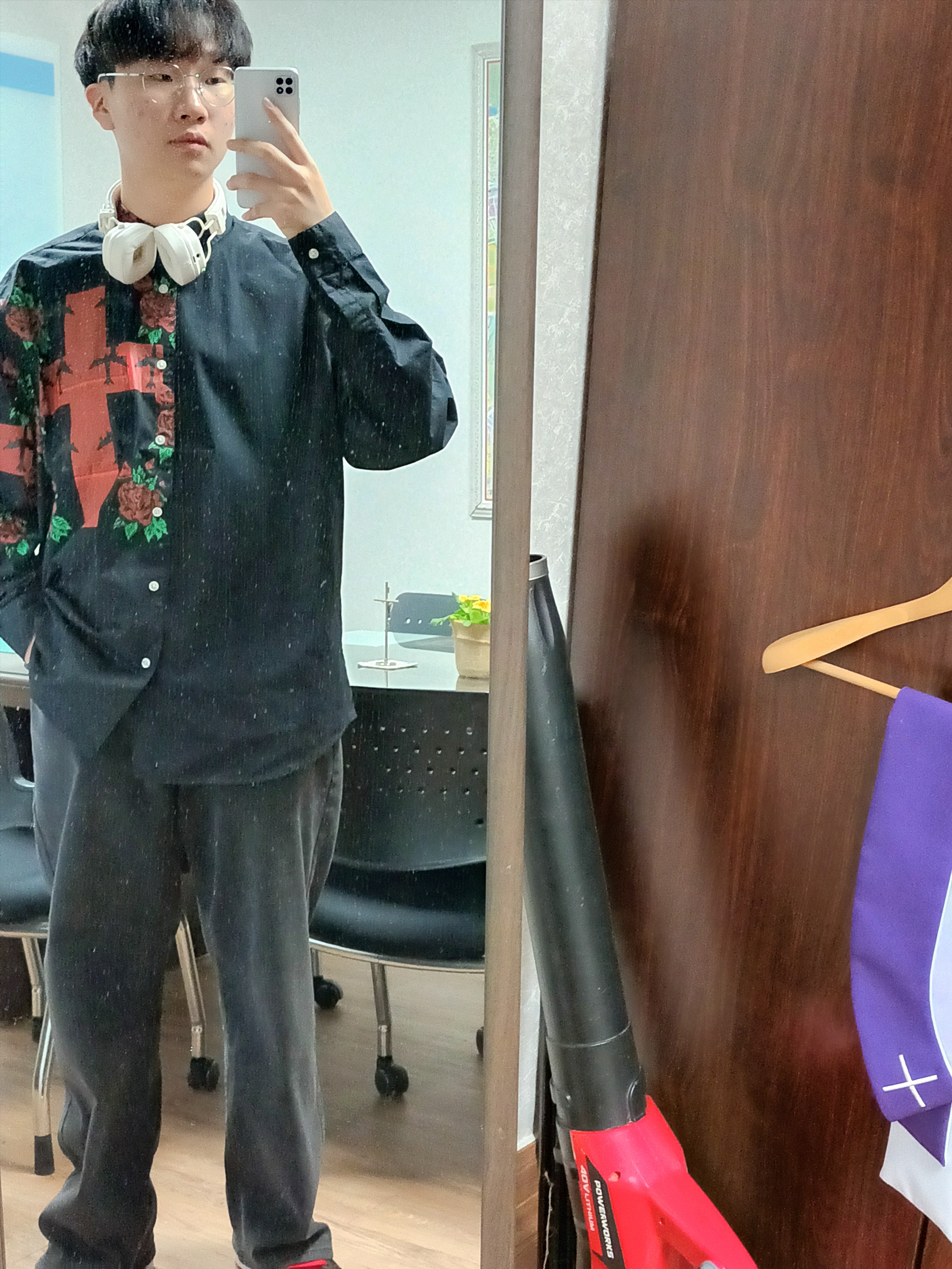 Supreme Destruction Of Purity Shirt Black - 23SS, (W) Jordan 1 Retro High OG Satin Bred 착용 스타일