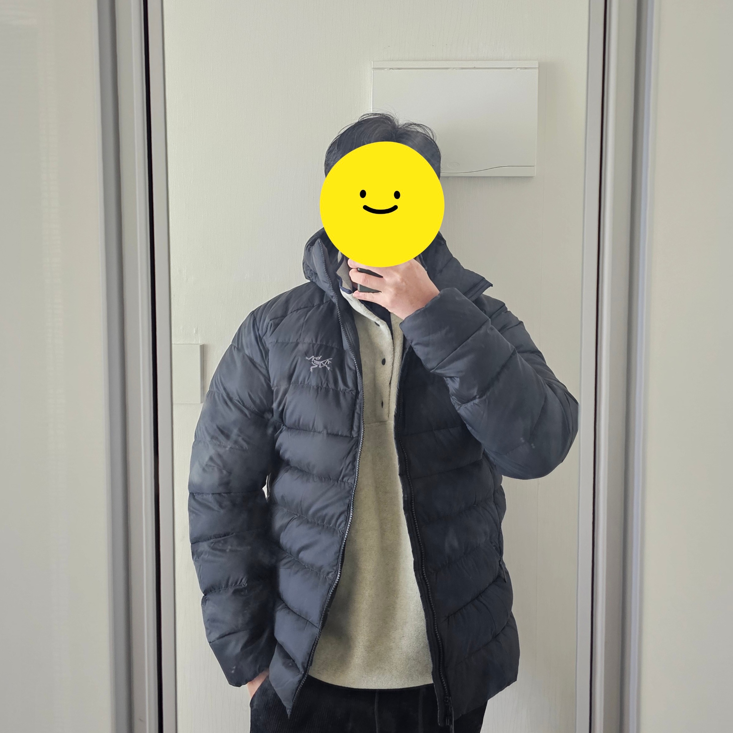 Arc'teryx Thorium Hoody Black 착용 스타일