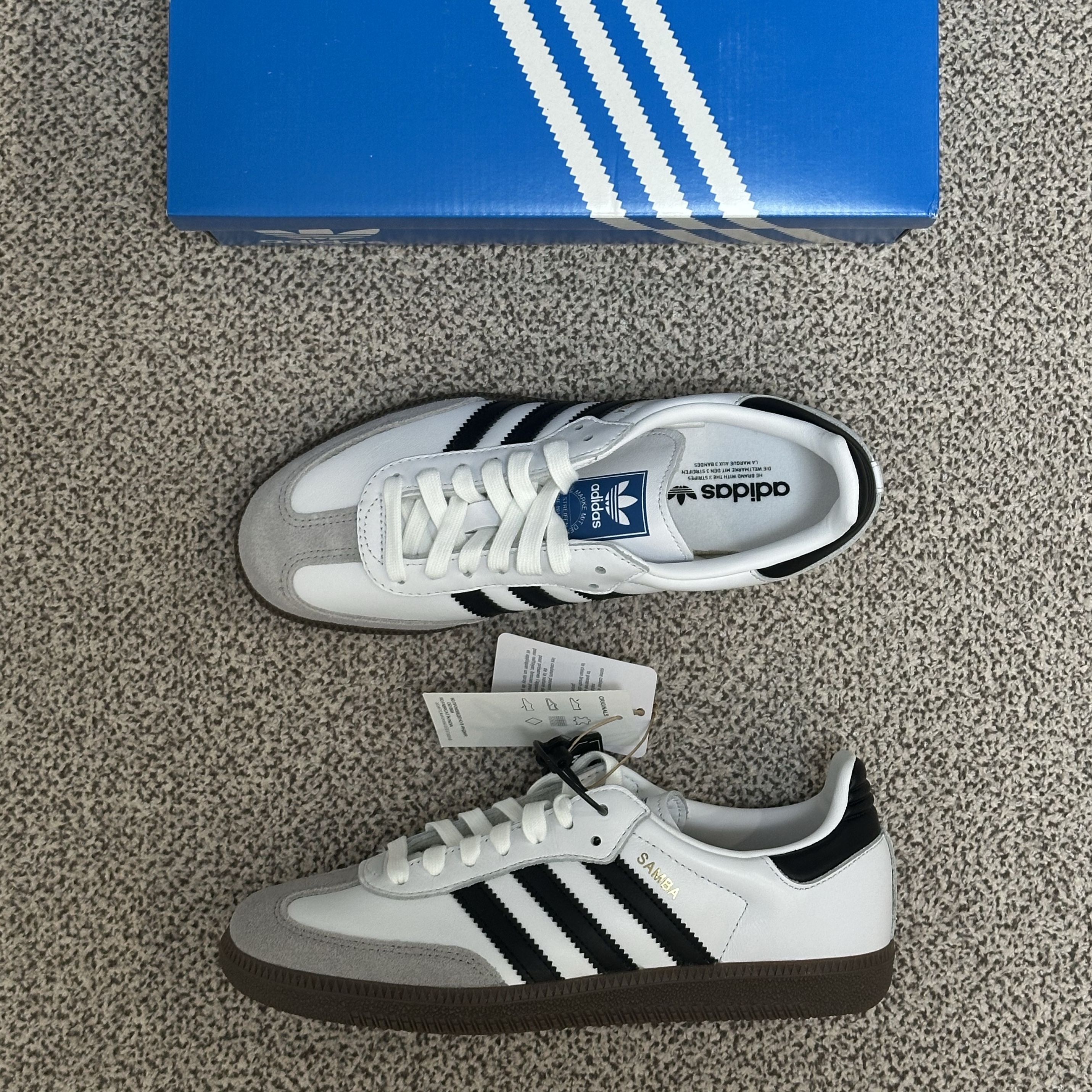Adidas Samba OG Cloud White 착용 스타일