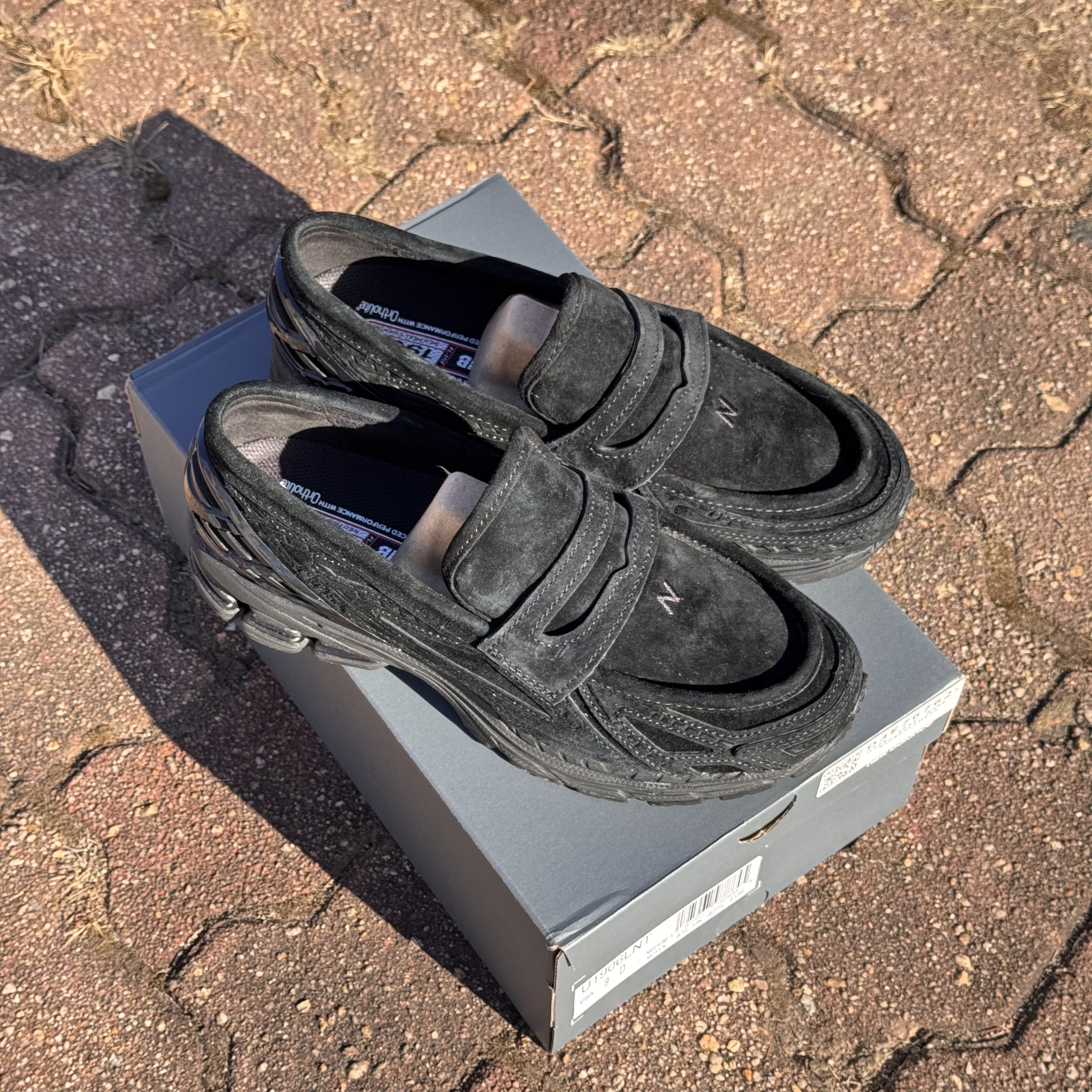 New Balance 1906L Black Black Cement 착용 스타일 - 5