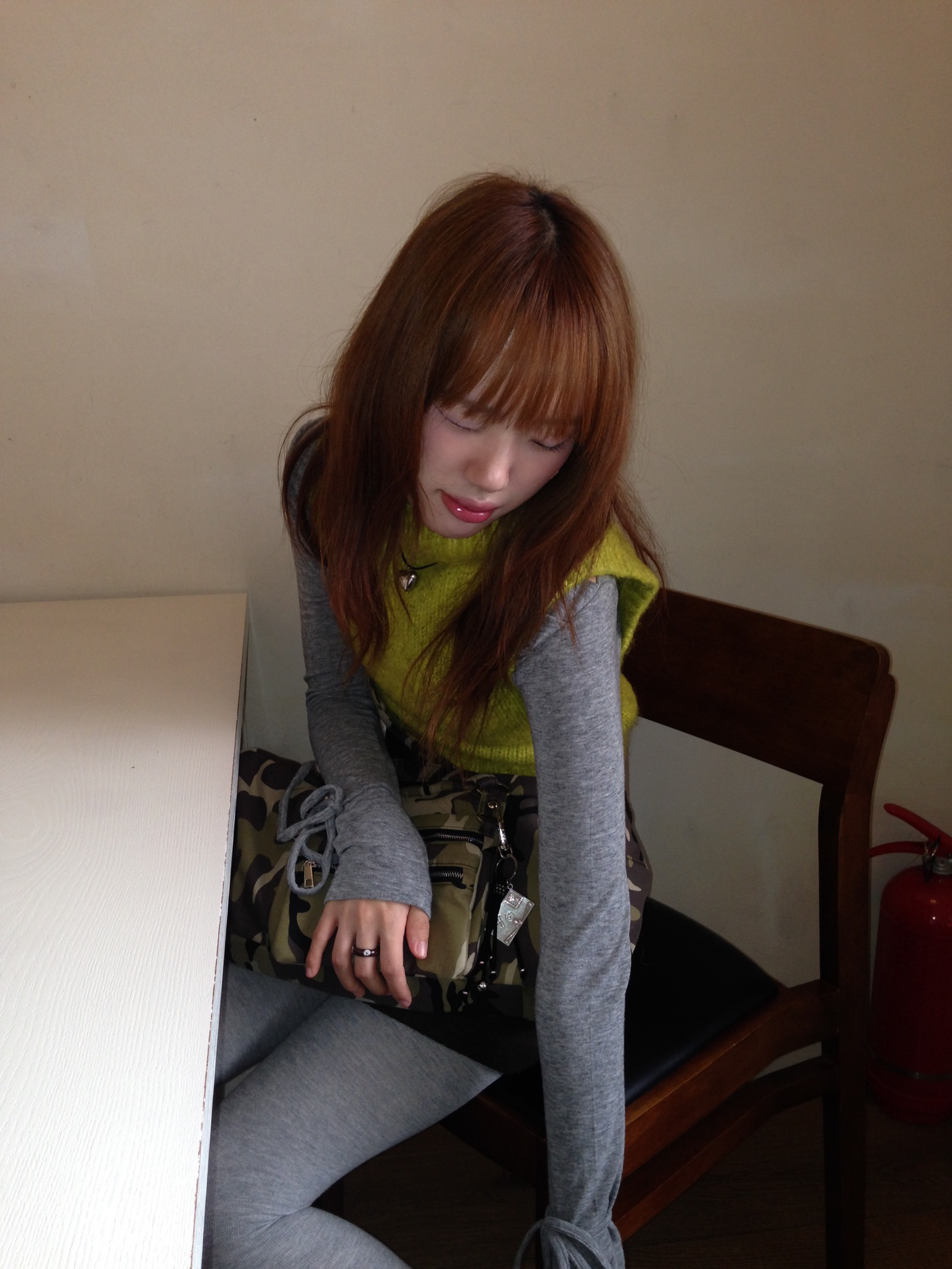 Nff Clip Pouch Bag Camo 착용 스타일 - 5