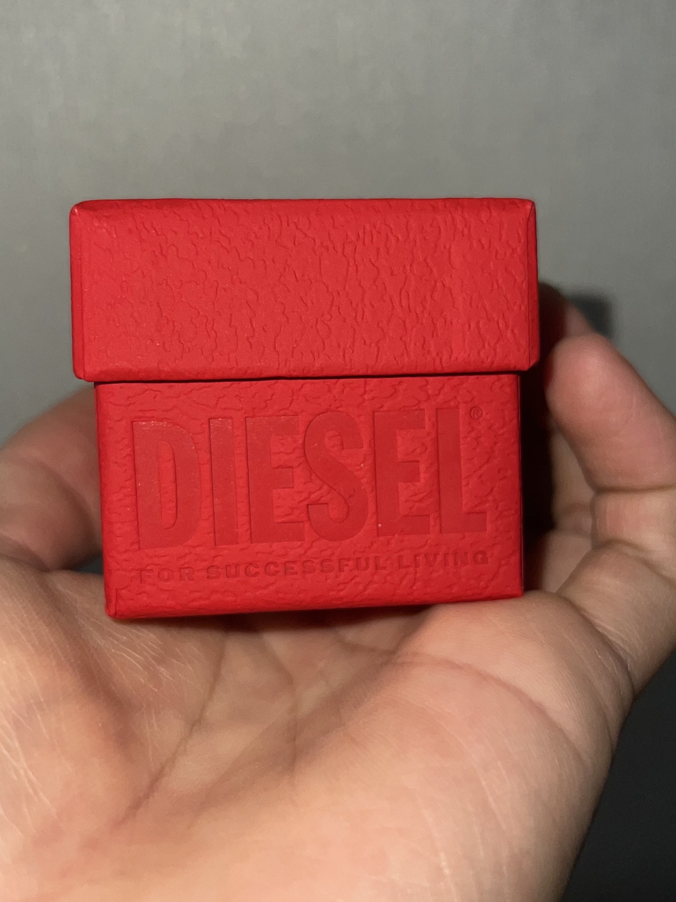 Diesel Dx1475 Stainless Steel Signet Ring Silver 착용 스타일 - 4