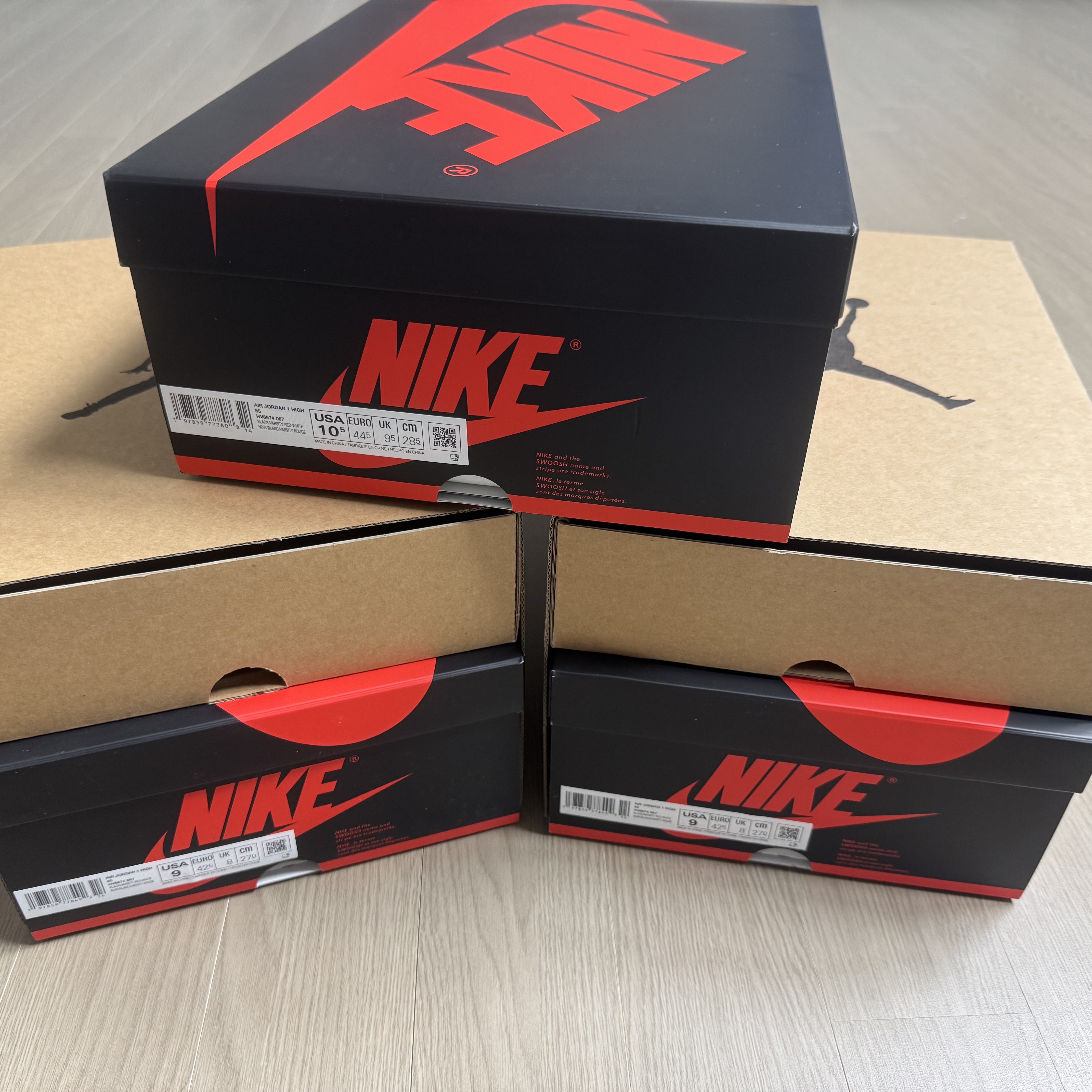 Jordan 1 High 85 Bred 착용 스타일