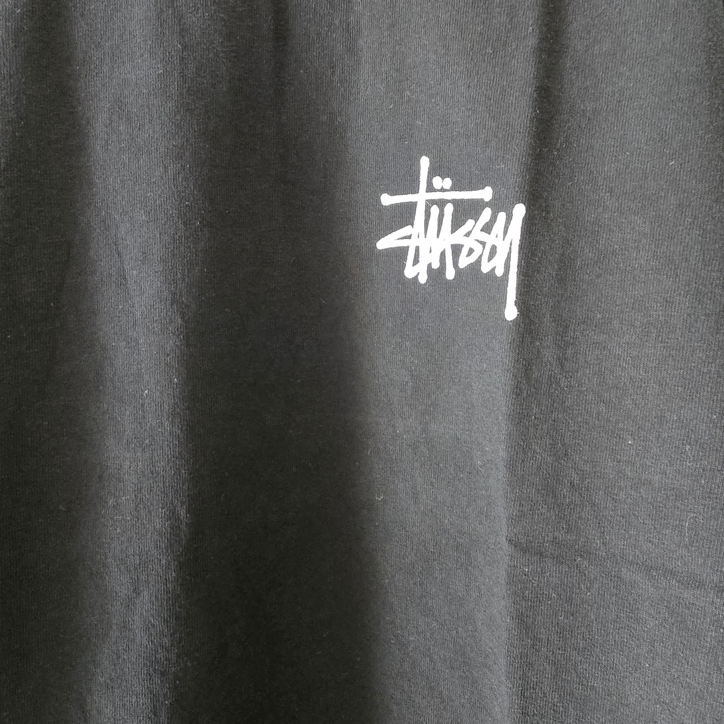 Stussy California Grown Pigment Dyed T-Shirt Black 착용 스타일 - 3