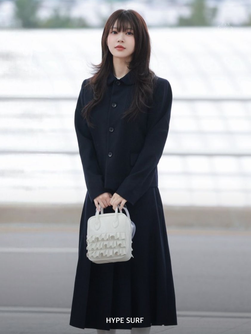【即日発送】COYSEIOリボンジャケット RIBBON JACKET ໒꒱ ROUND COLLAR RIBBON JACKET WHITE - coyseio