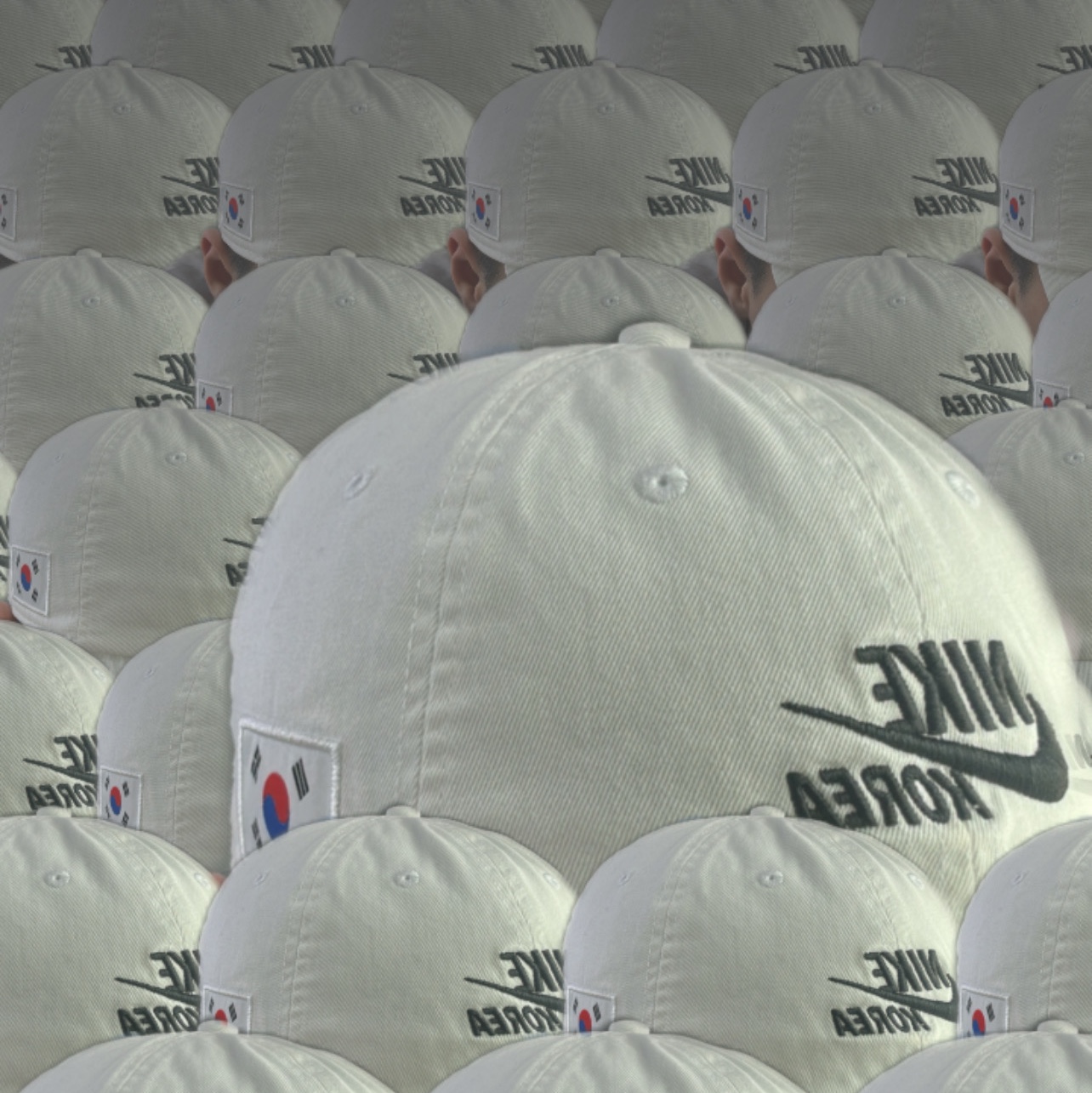 Nike H86 Korea Cap White 착용 스타일 - 1