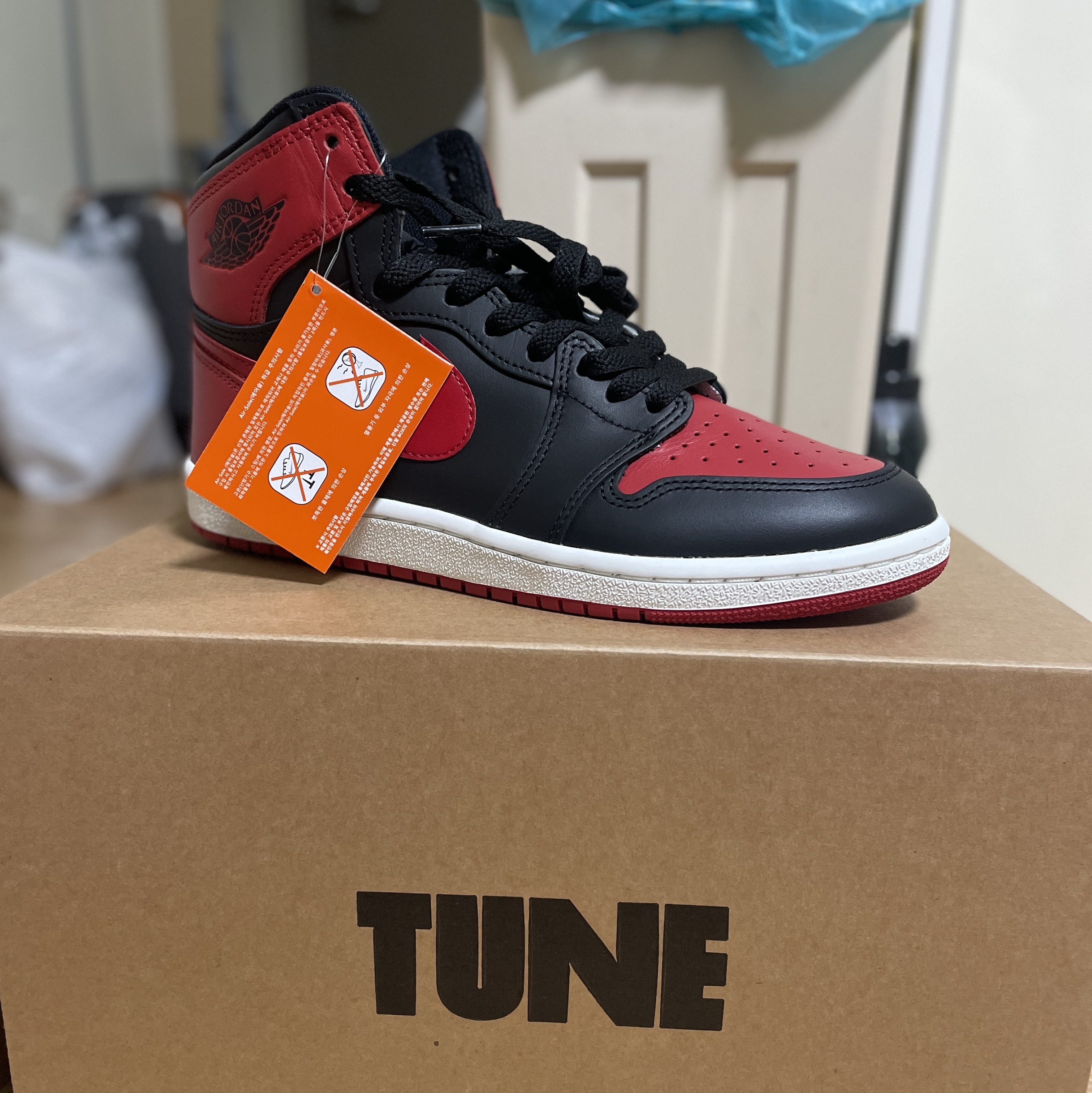 Jordan 1 x Tune High 85 Bred (Special Package) 착용 스타일 - 1