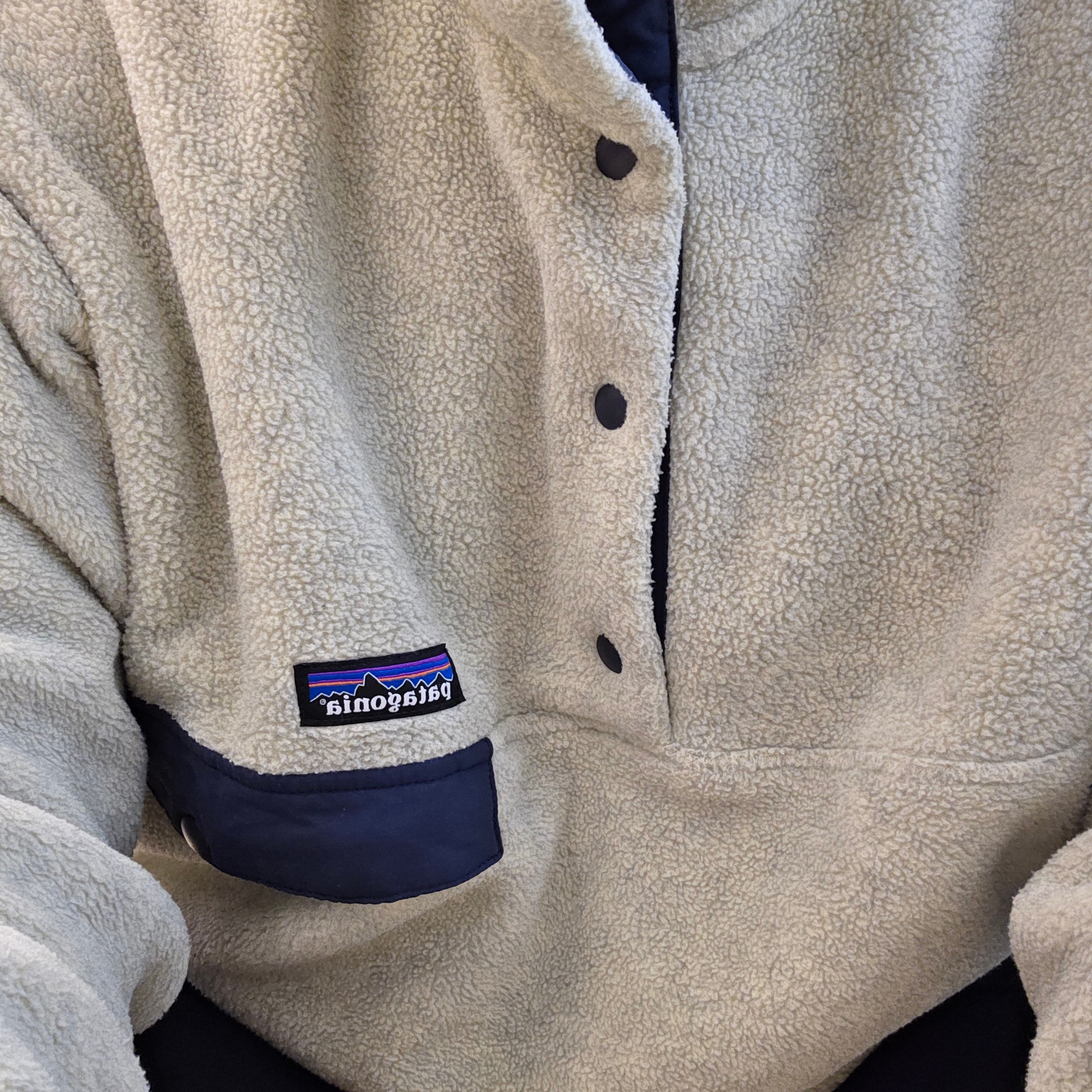 Patagonia Synchilla Snap-T Fleece Pullover Oatmeal Heather 착용 스타일