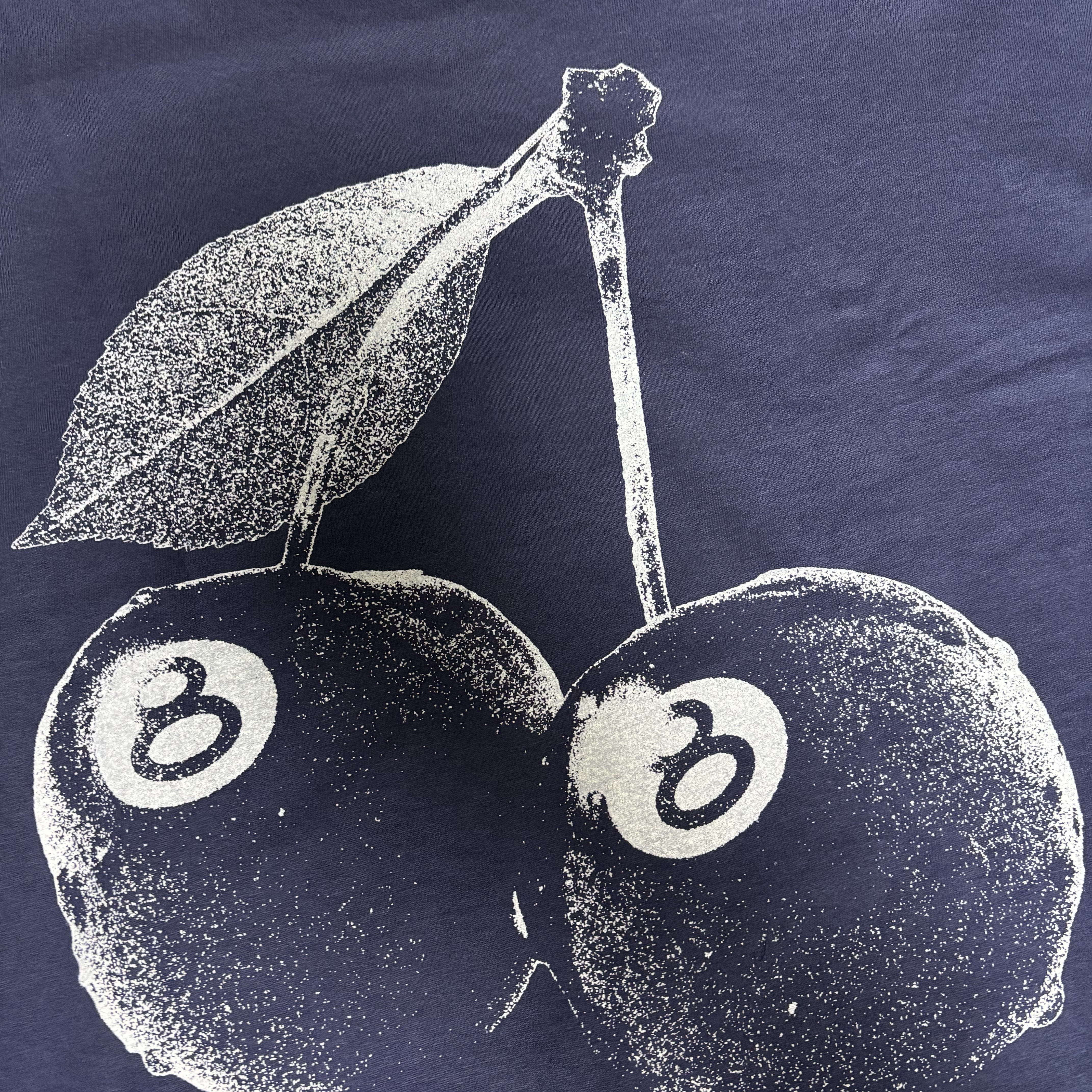 Stussy Cherries T-Shirt Navy 착용 스타일