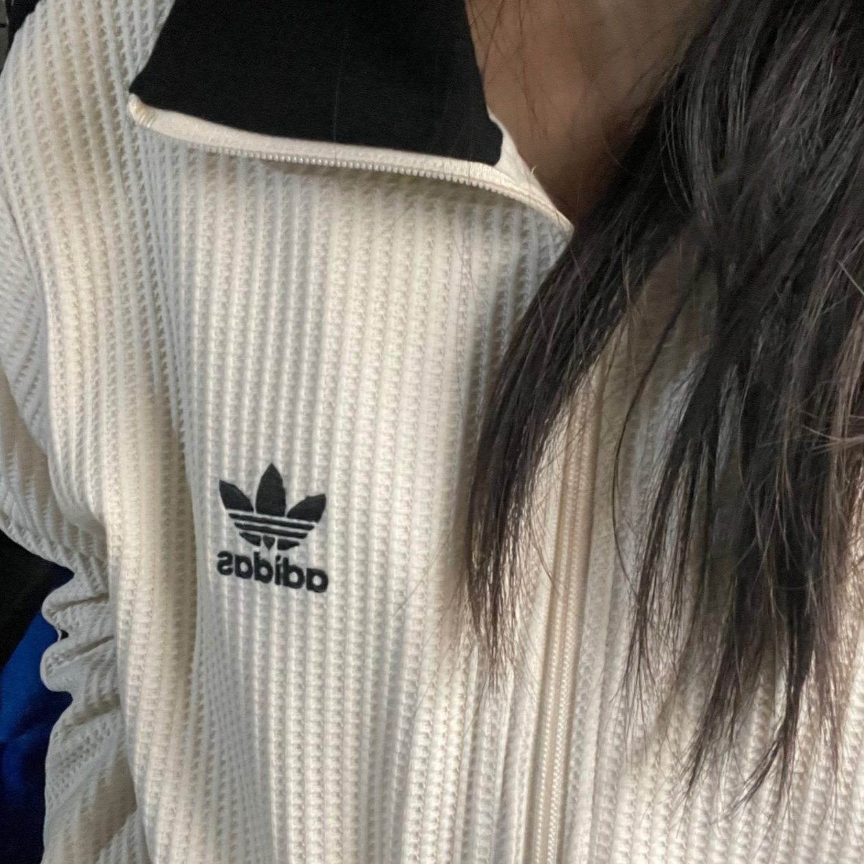 Adidas Waffle Beckenbauer Track Top Wonder White - KR Sizing 착용 스타일