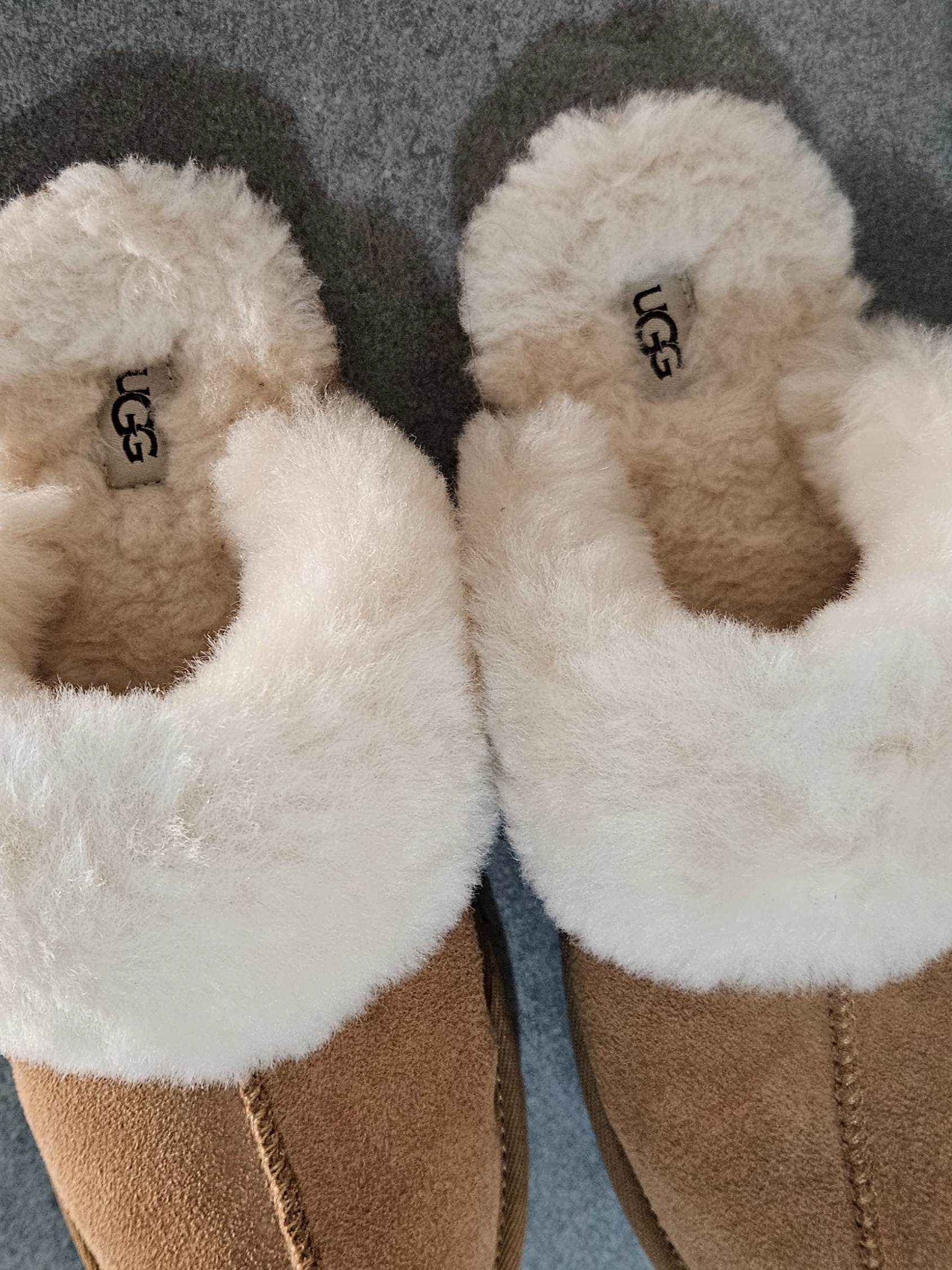(W) UGG Scuffette II Slipper Chestnut 착용 스타일 - 4