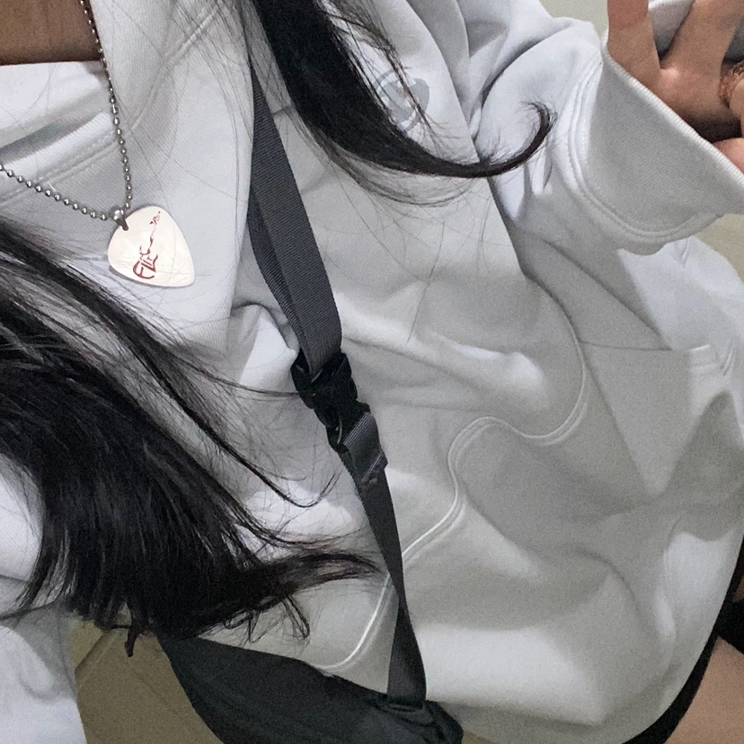 Sansan Gear Interface Hoodie Grey - 23SS 착용 스타일