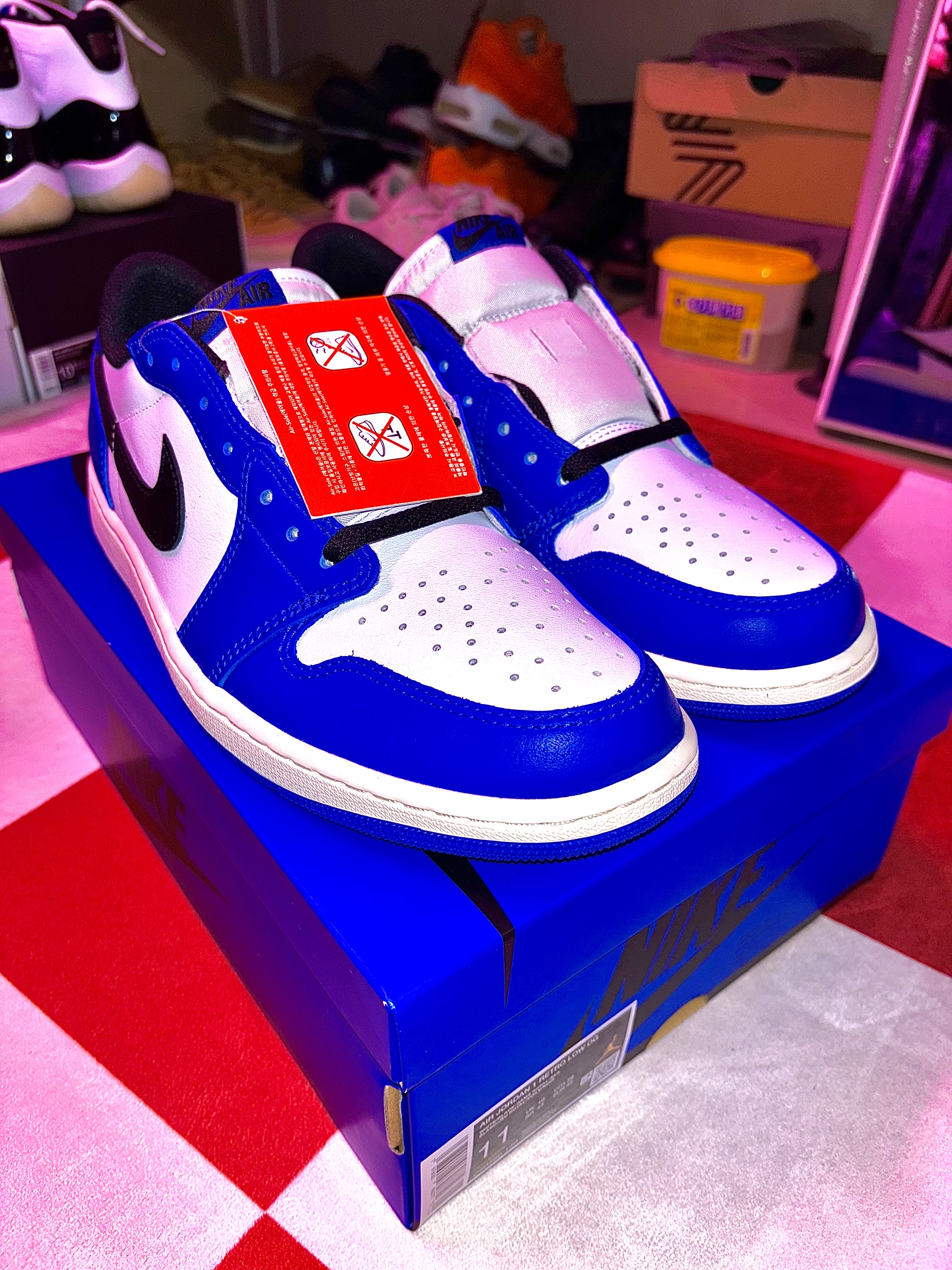 Jordan 1 Retro Low OG Game Royal 착용 스타일 - 2