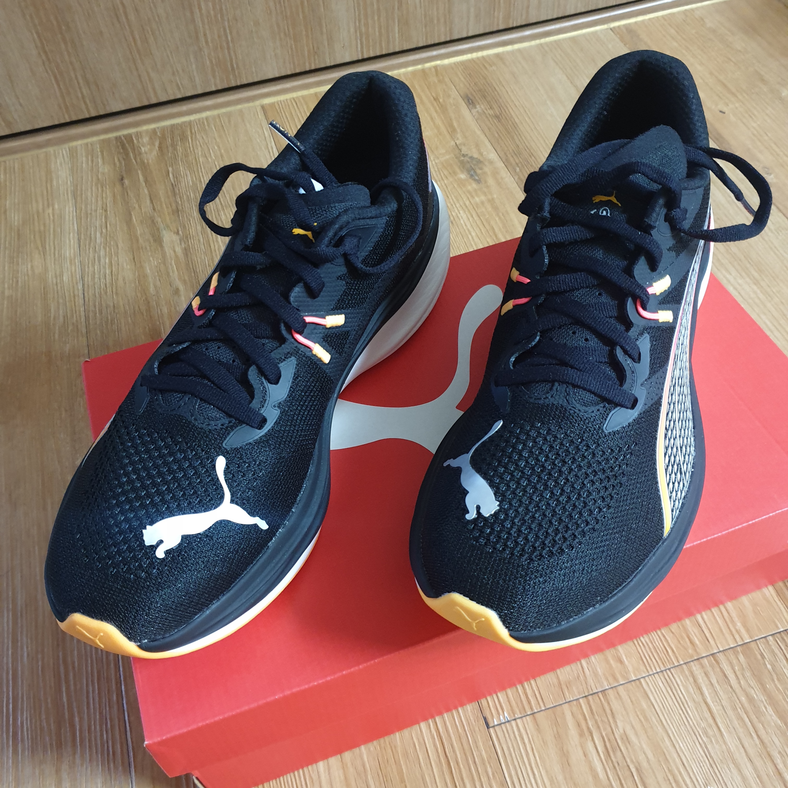 Puma Deviate Nitro 3 Sun Stream 착용 스타일