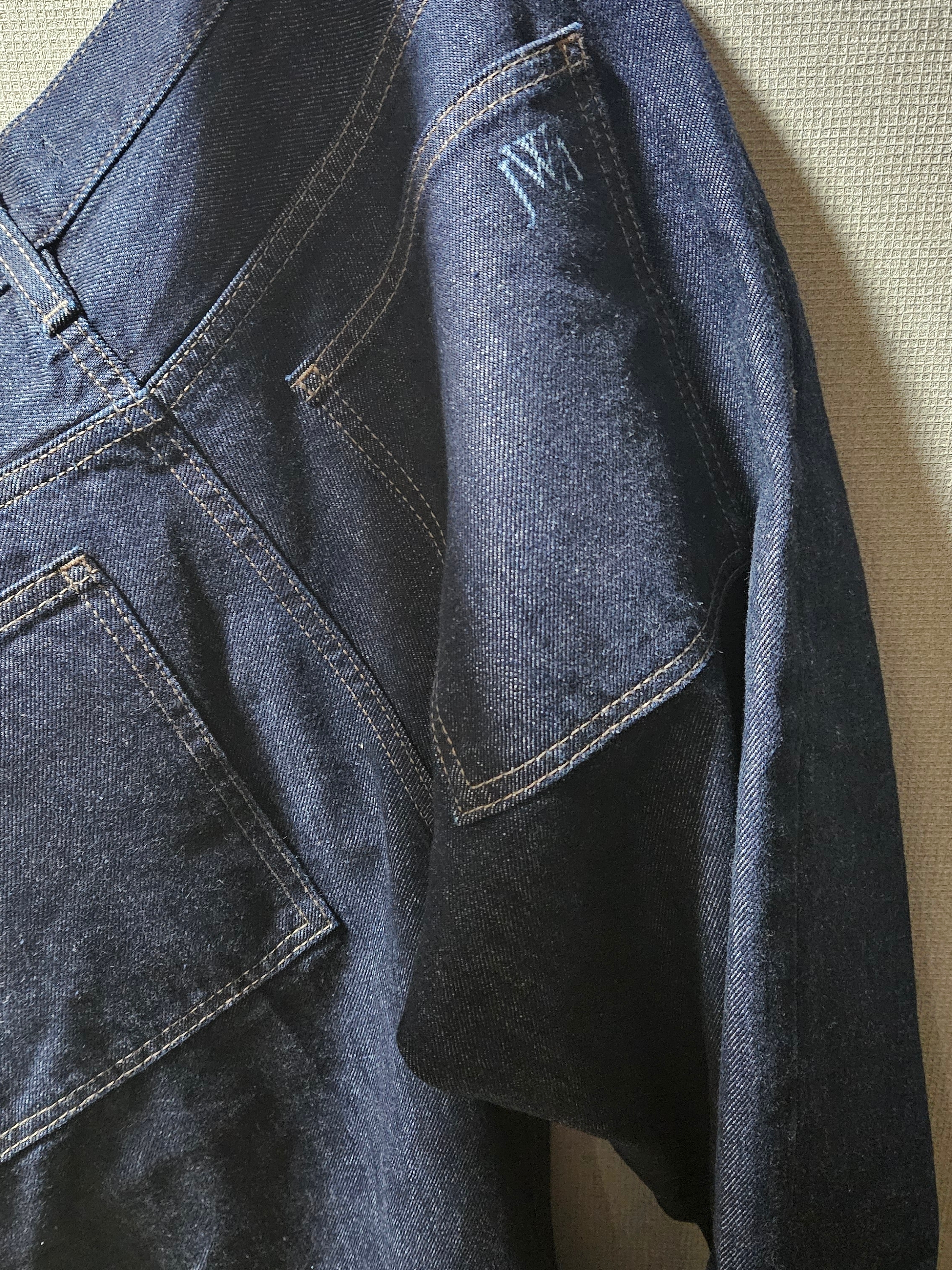 Uniqlo x JW Anderson Straight Jean Blue - KR 착용 스타일 - 1