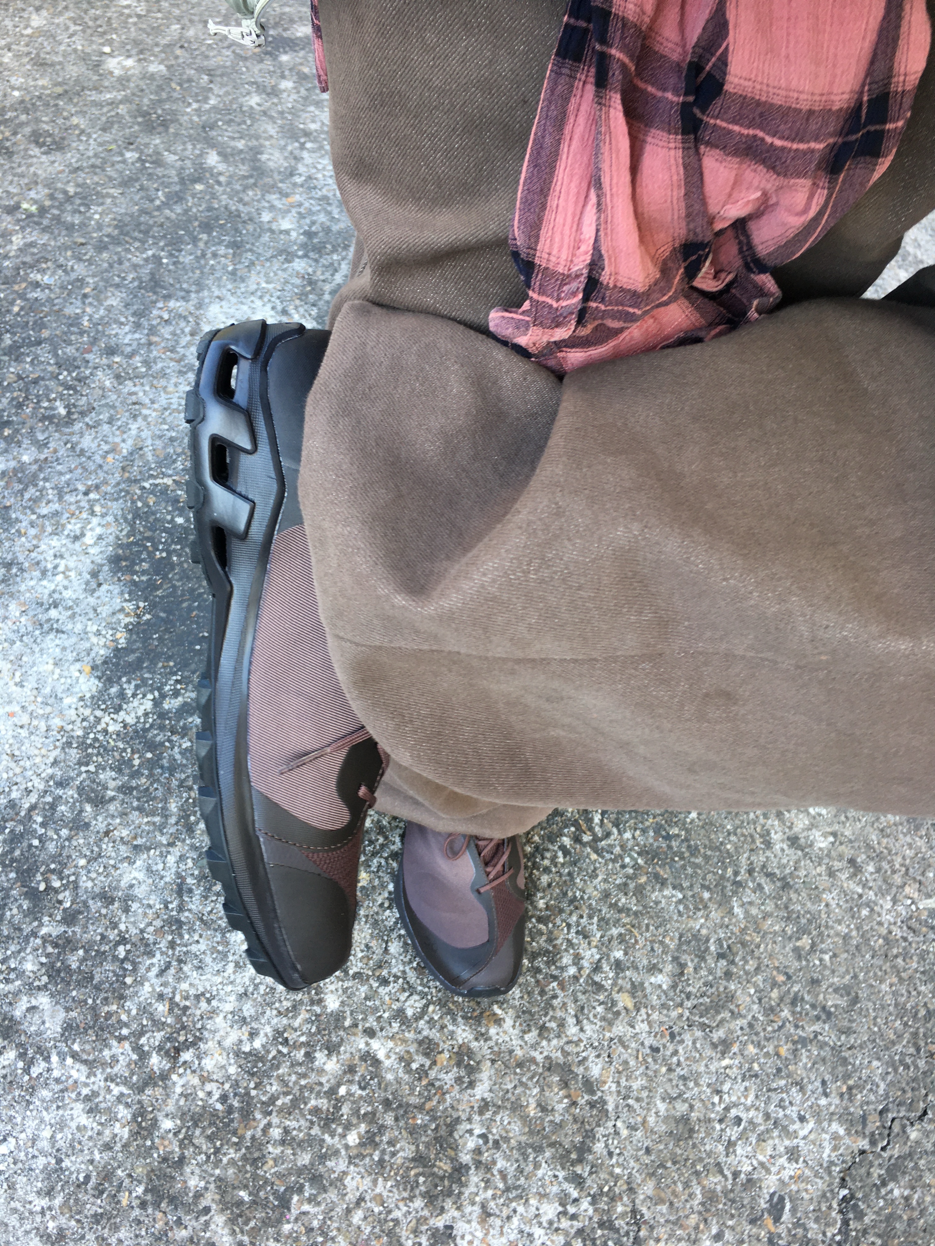 (W) On Running x Post Archive Faction (Paf) Cloudventure Peak Cacao Espresso, On Running x Post Archive Faction (Paf) Cloudventure Peak Cacao Espresso 착용 스타일