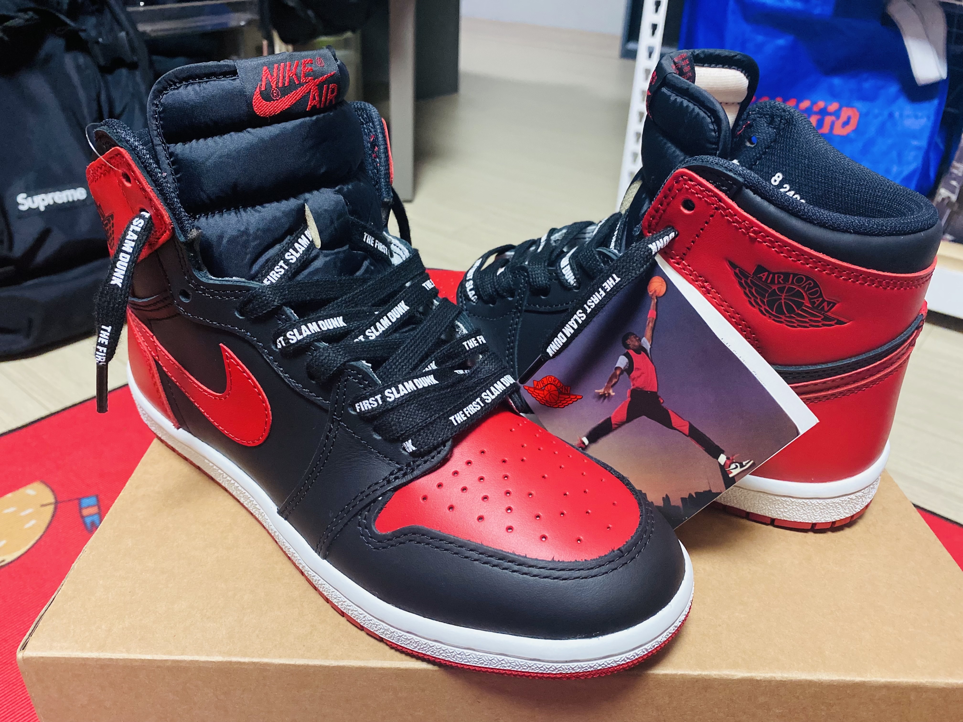 Jordan 1 High 85 Bred, Jordan 1 x Tune High 85 Bred (Special Package) 착용 스타일 - 3