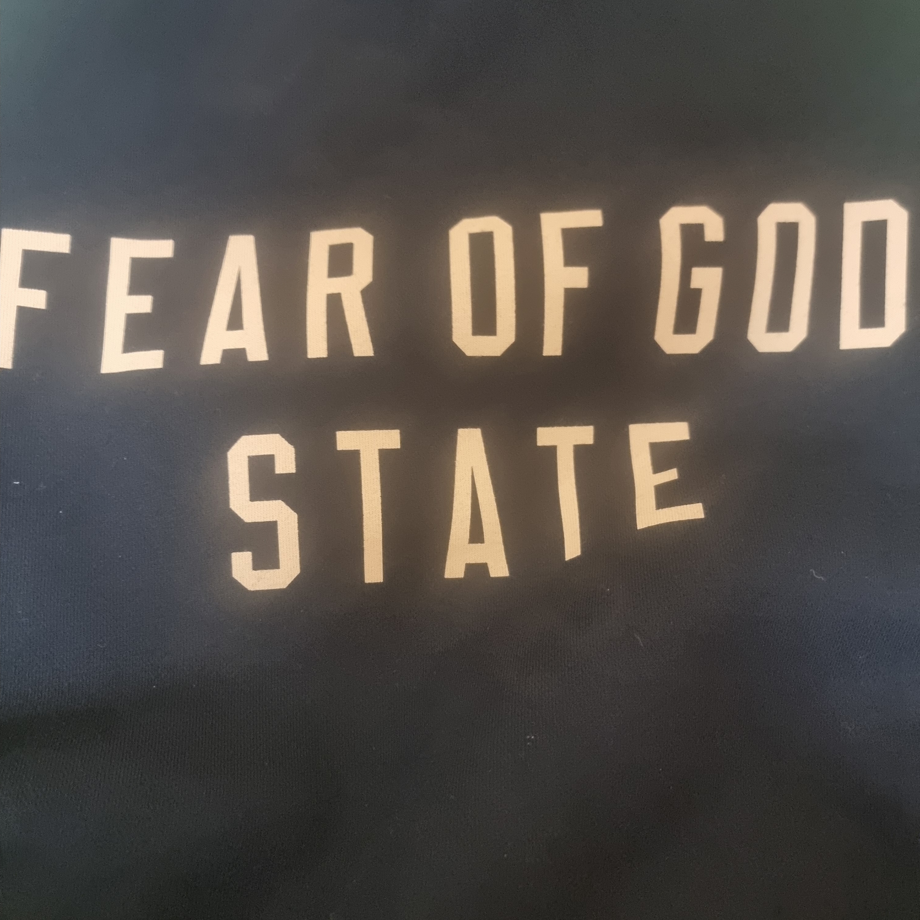 Essentials Fleece State Crewneck Black - 24FW 착용 스타일 - 1