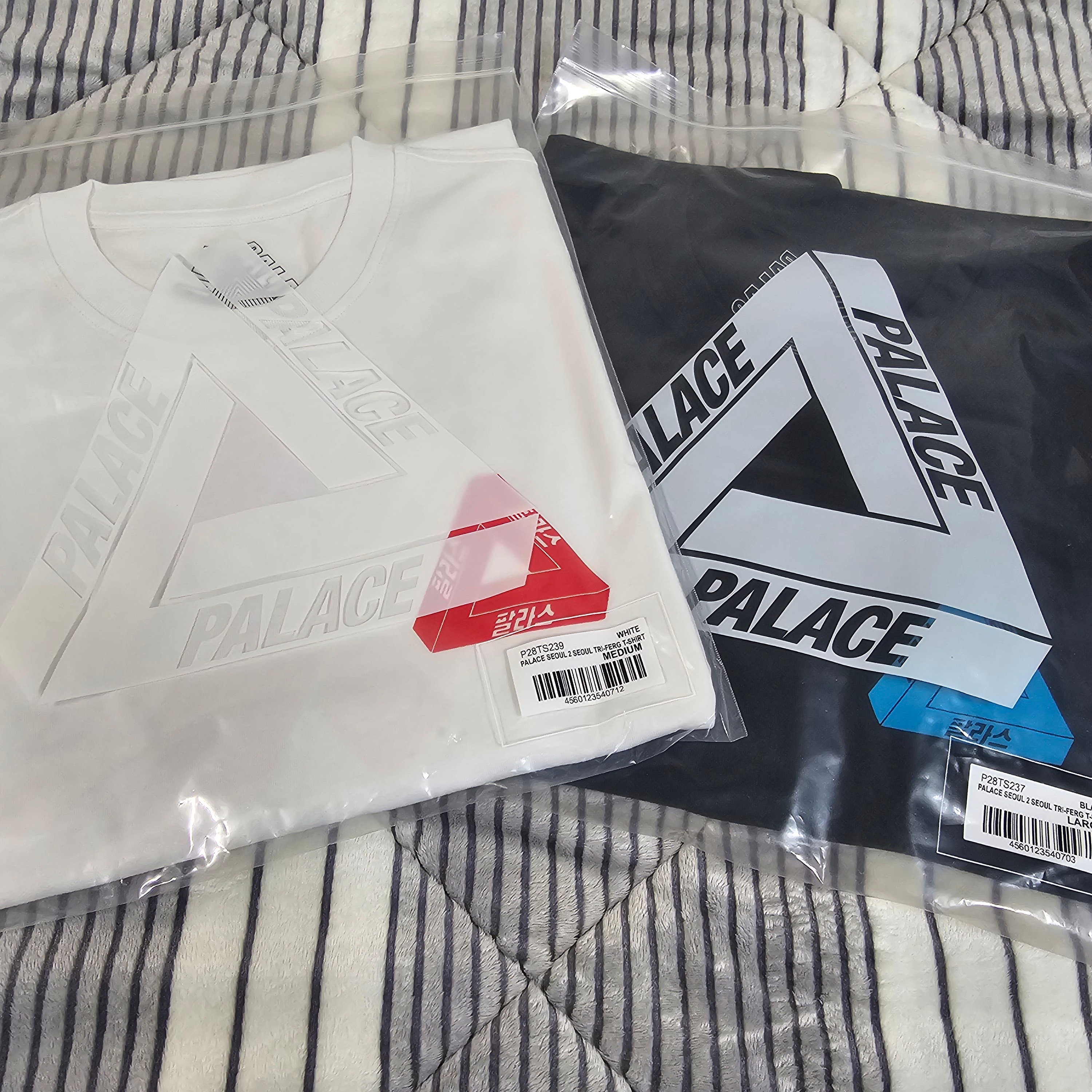 Palace Seoul 2 Seoul 6-Panel Cap Black - 25SS, Palace Seoul 2 Seoul Tri-Ferg T-Shirt Black - 25SS 착용 스타일 - 2