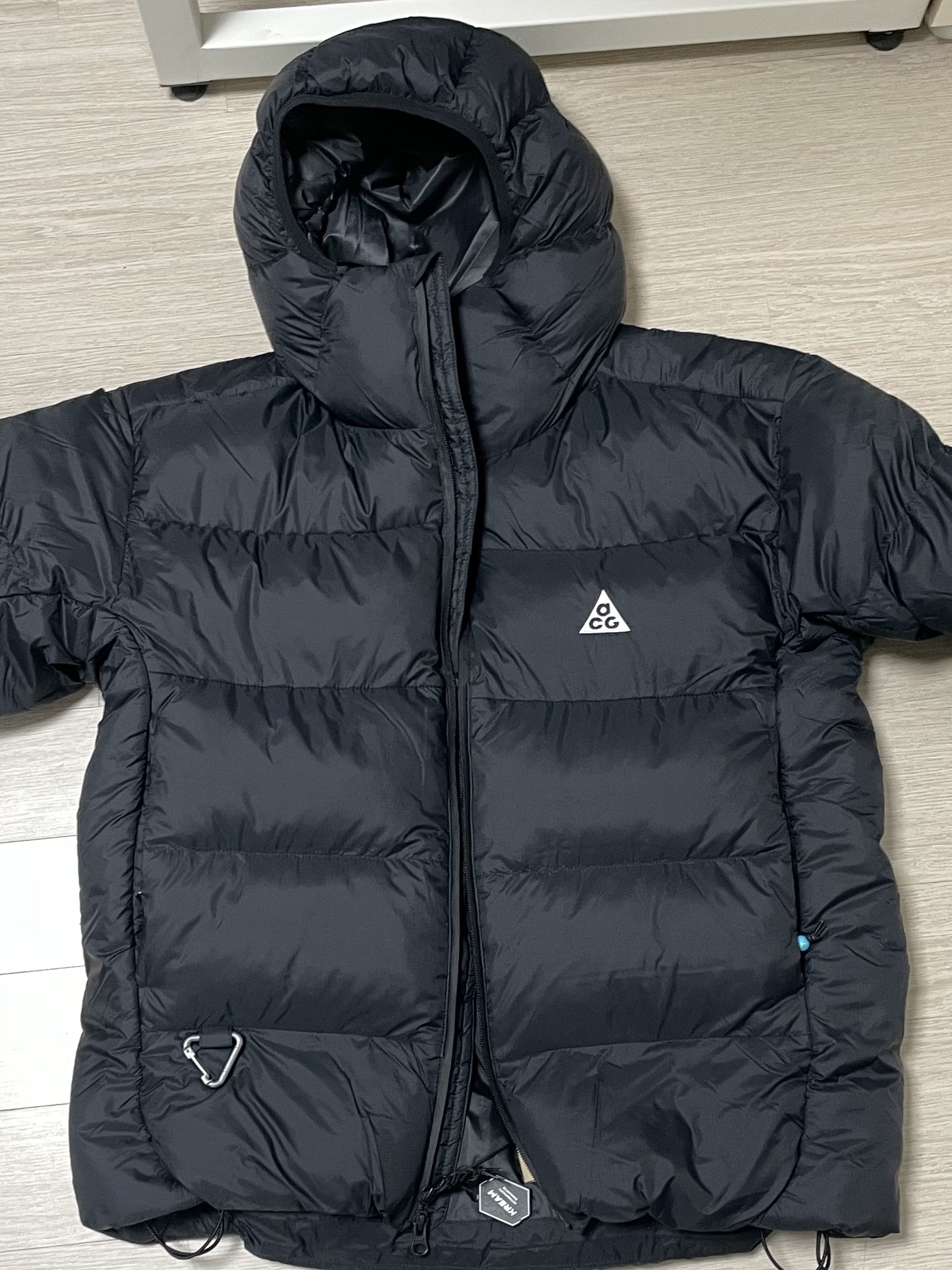 Nike ACG Therma-Fit ADV Lunar Lake Puffer Jacket Black - Asia 착용 스타일 - 1