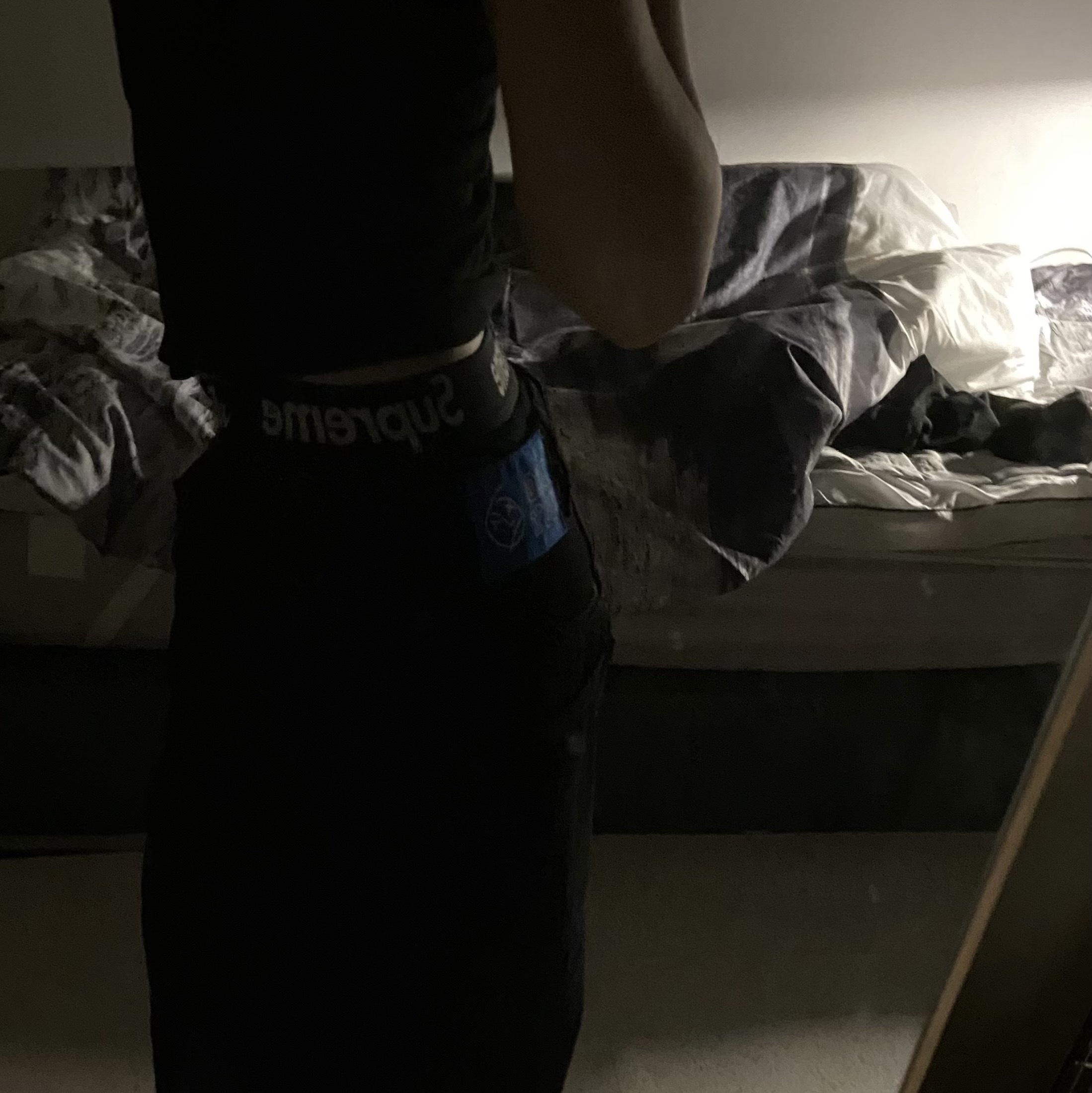 Polar Skate Co. Big Boy Pants Pitch Black, Supreme Hanes Boxer Briefs Black (4 Pack) 착용 스타일 - 2