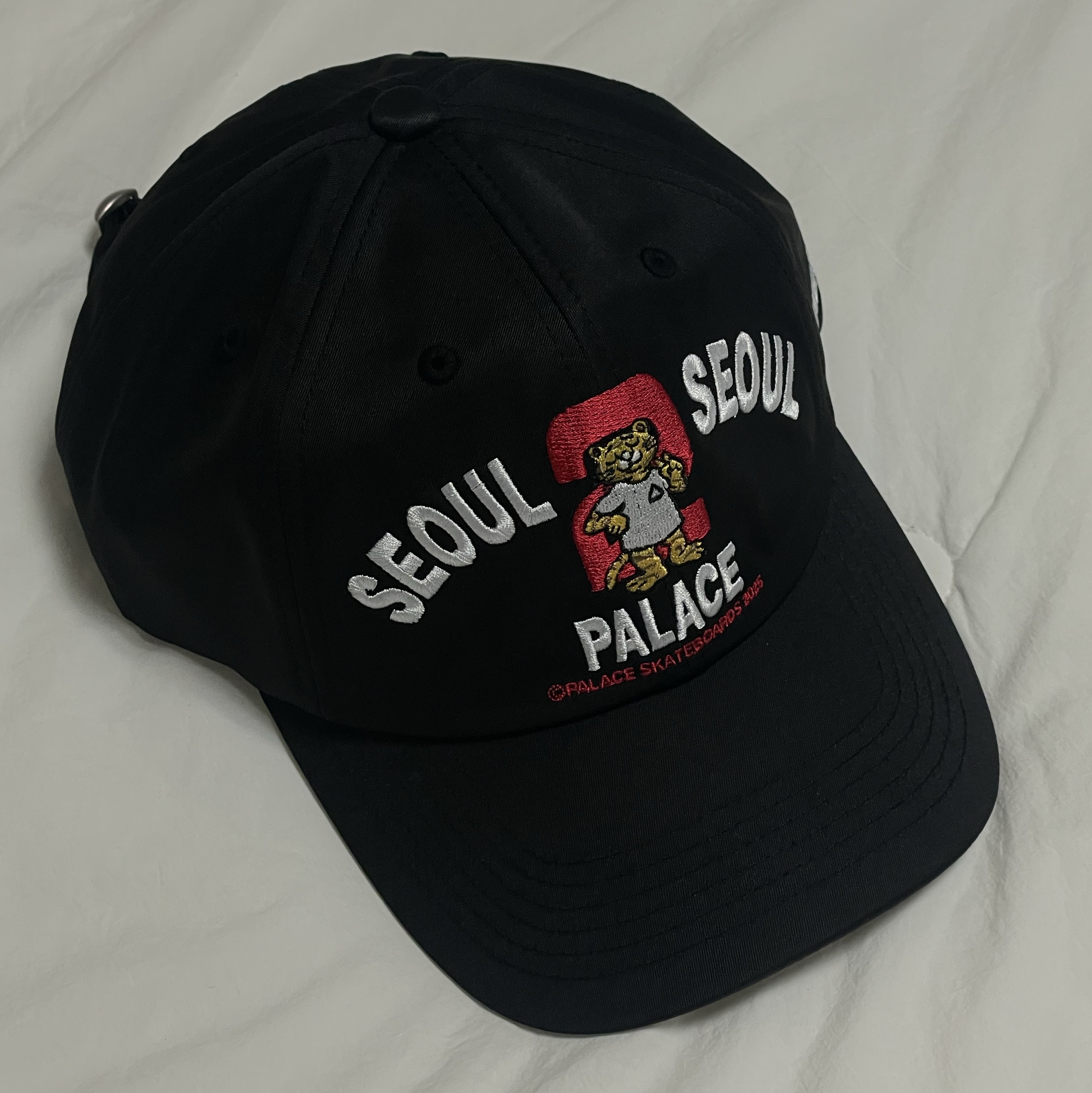 Palace Seoul 2 Seoul 6-Panel Cap Black - 25SS 착용 스타일