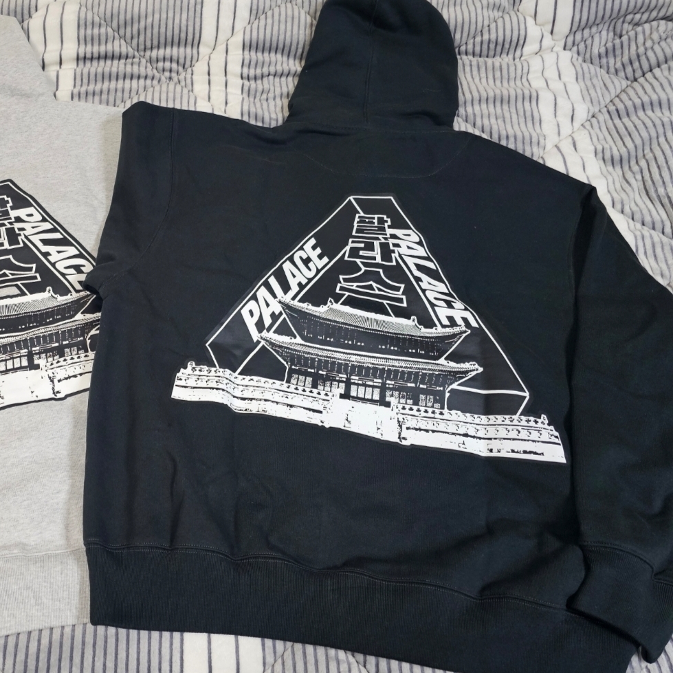 Palace Seoul 2 Seoul 6-Panel Cap Black - 25SS, Palace Seoul 2 Seoul Tri-Ferg T-Shirt Black - 25SS 착용 스타일 - 6