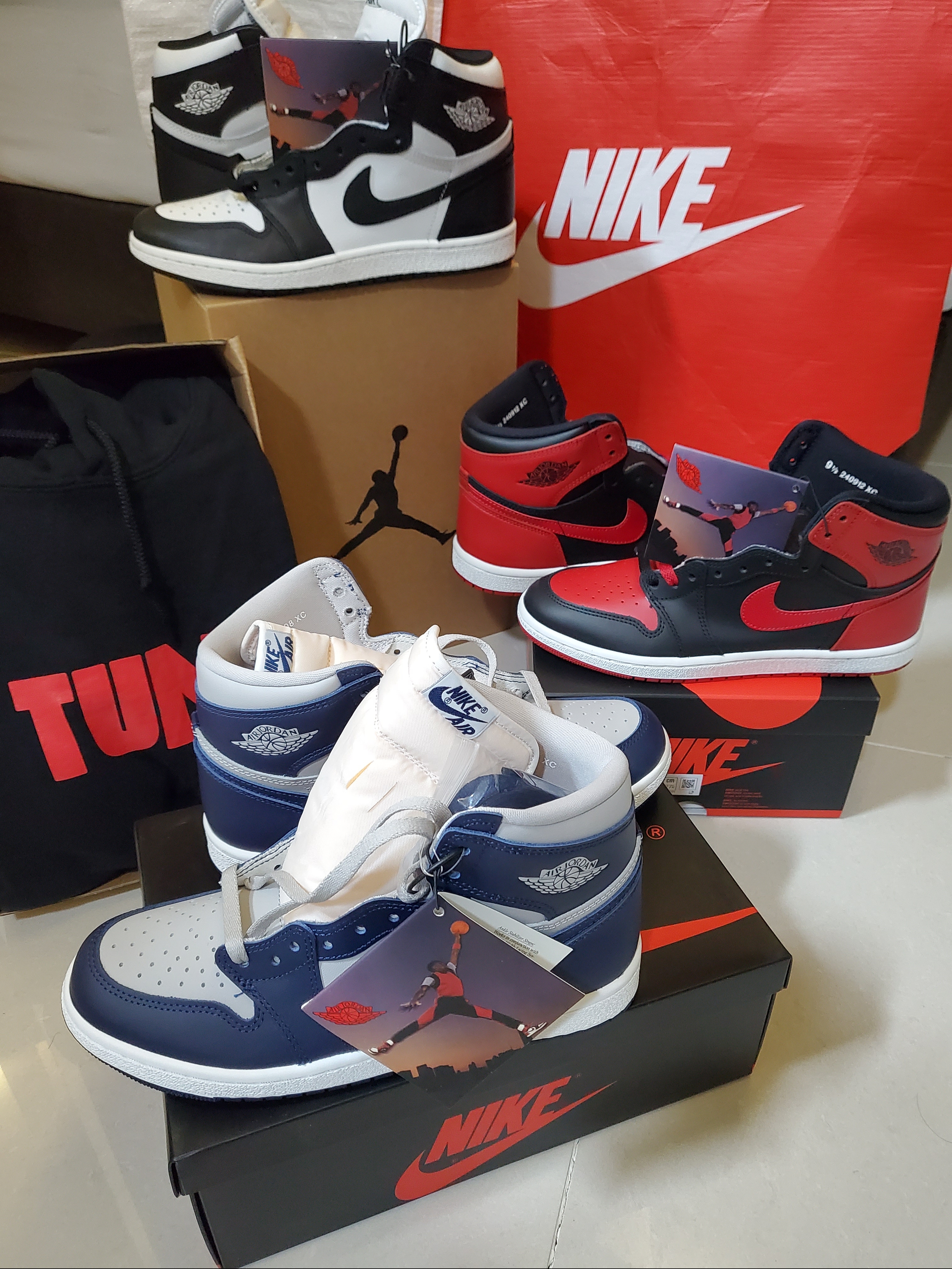 Jordan 1 High 85 Bred 착용 스타일
