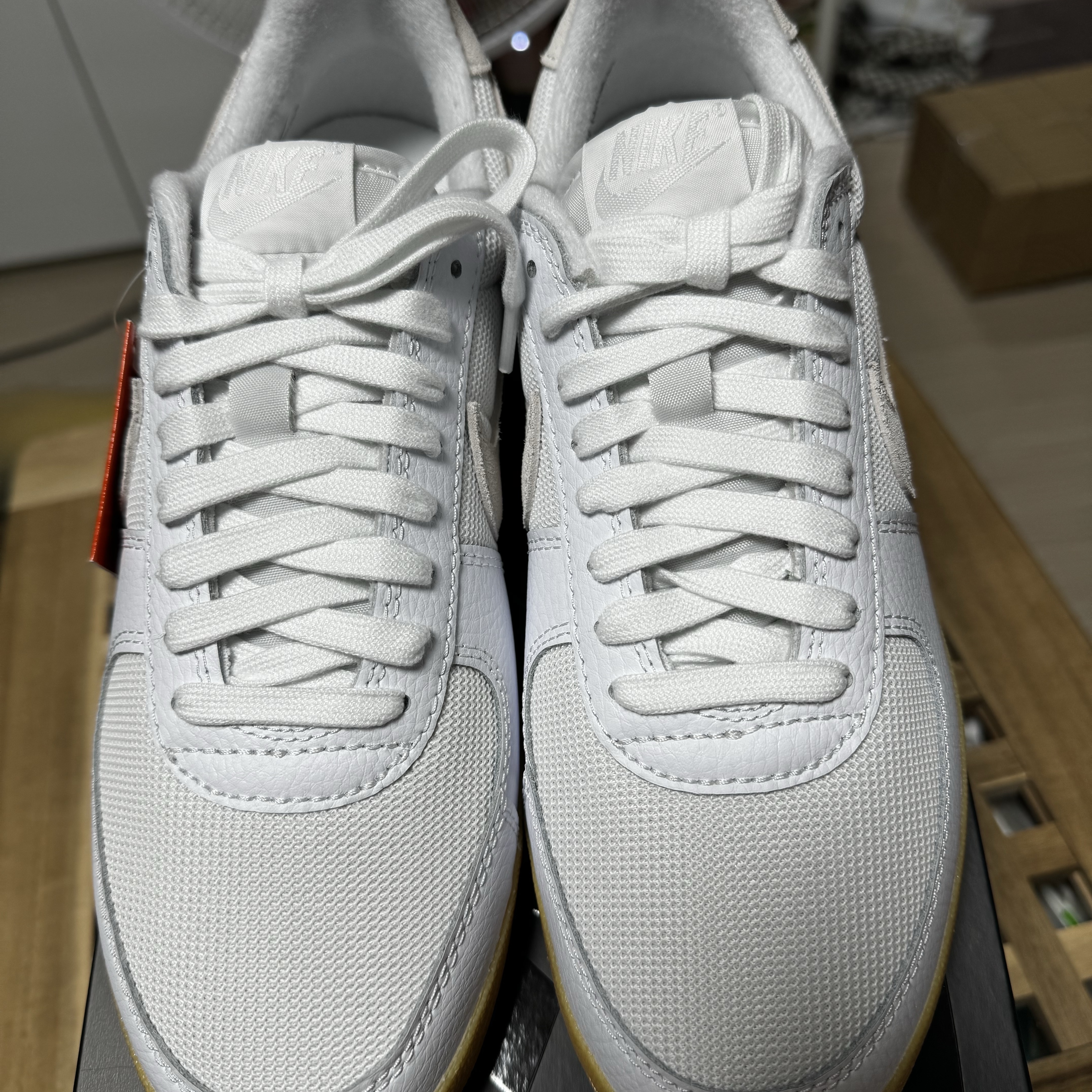 Nike Field General 82 White and Light Bone 착용 스타일 - 3
