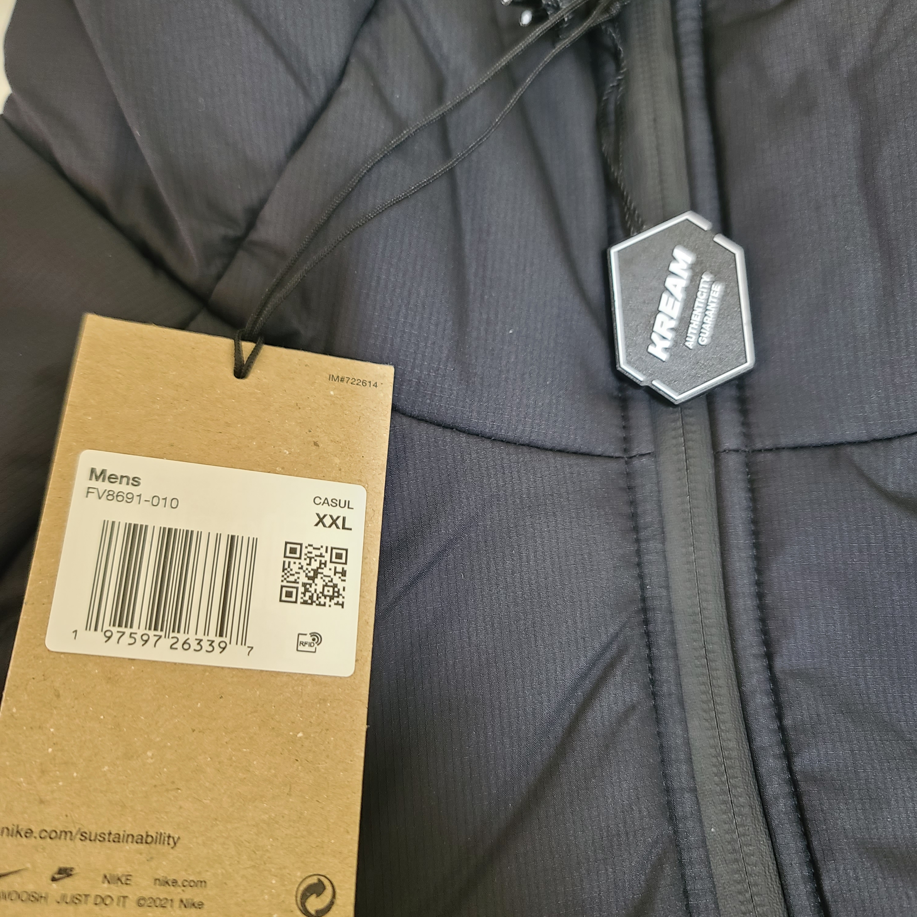 Nike ACG Rope De Dope Primaloft Therma-Fit Jacket Black Summit White - Asia 착용 스타일 - 1
