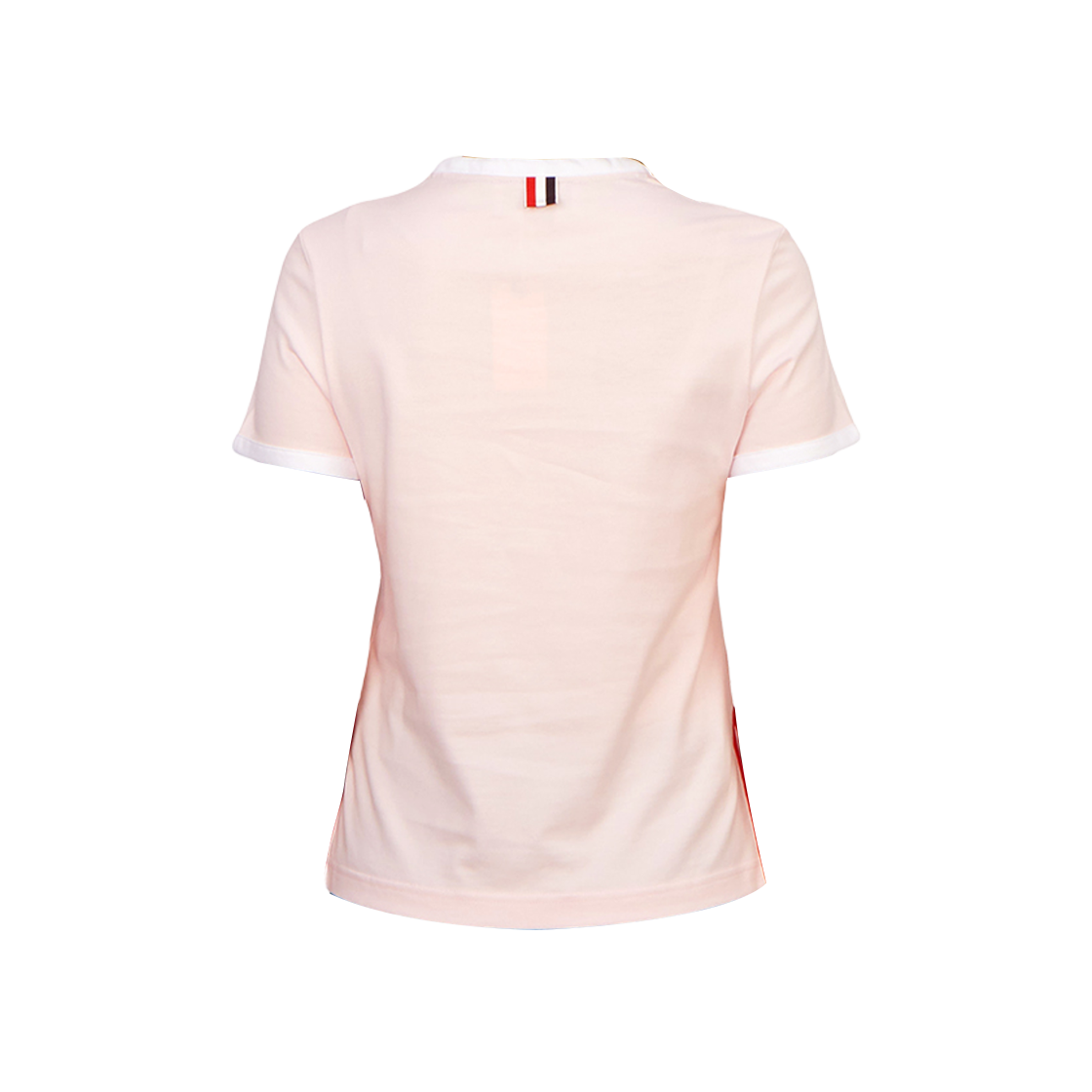 ★人気【THOM BROWNE】Asymmetric Hem Short-Sleeve T-Shirt ☆人気【THOM BROWNE】Asymmetric Hem Short-Sleeve T-Shirt