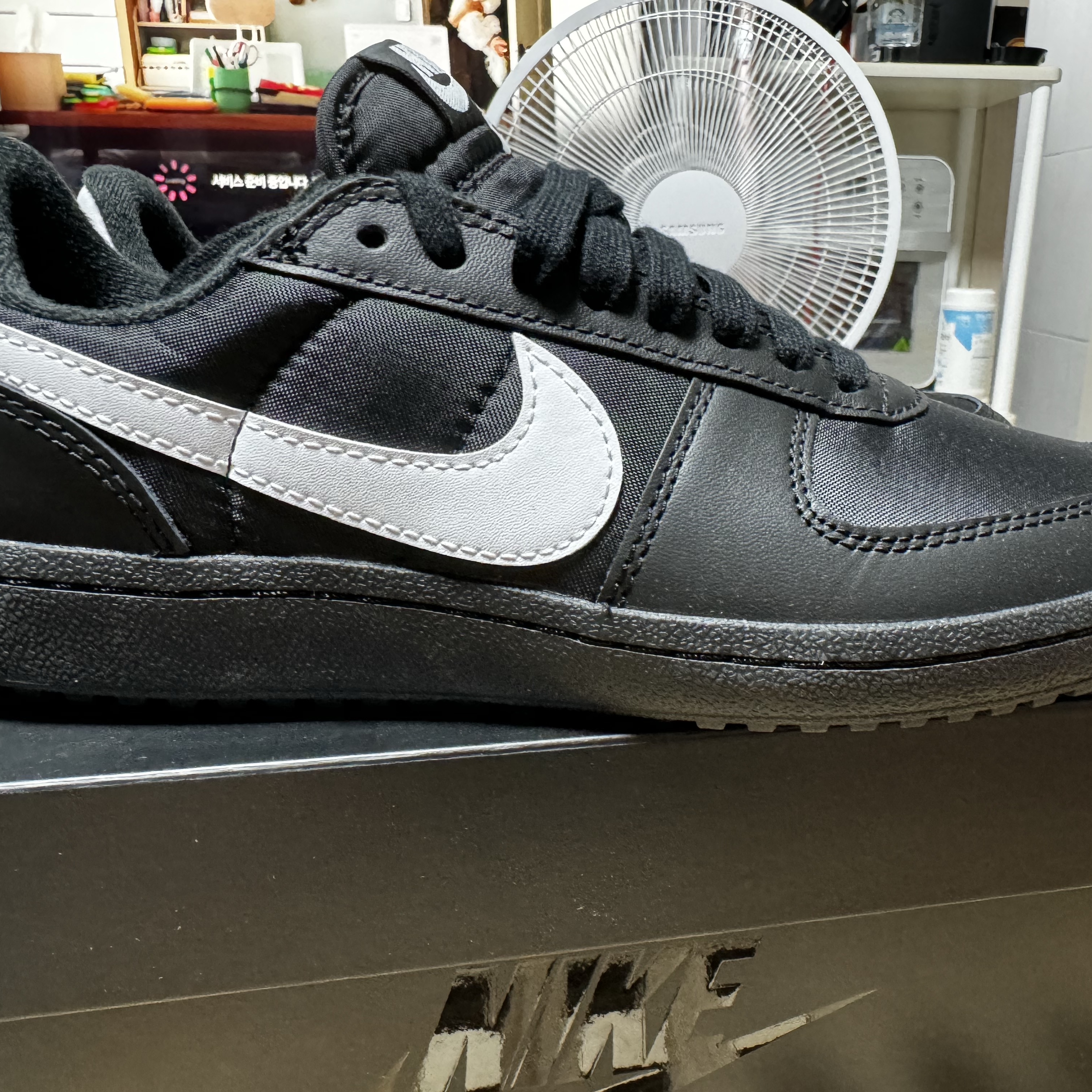 Nike Field General 82 Black White 착용 스타일 - 3
