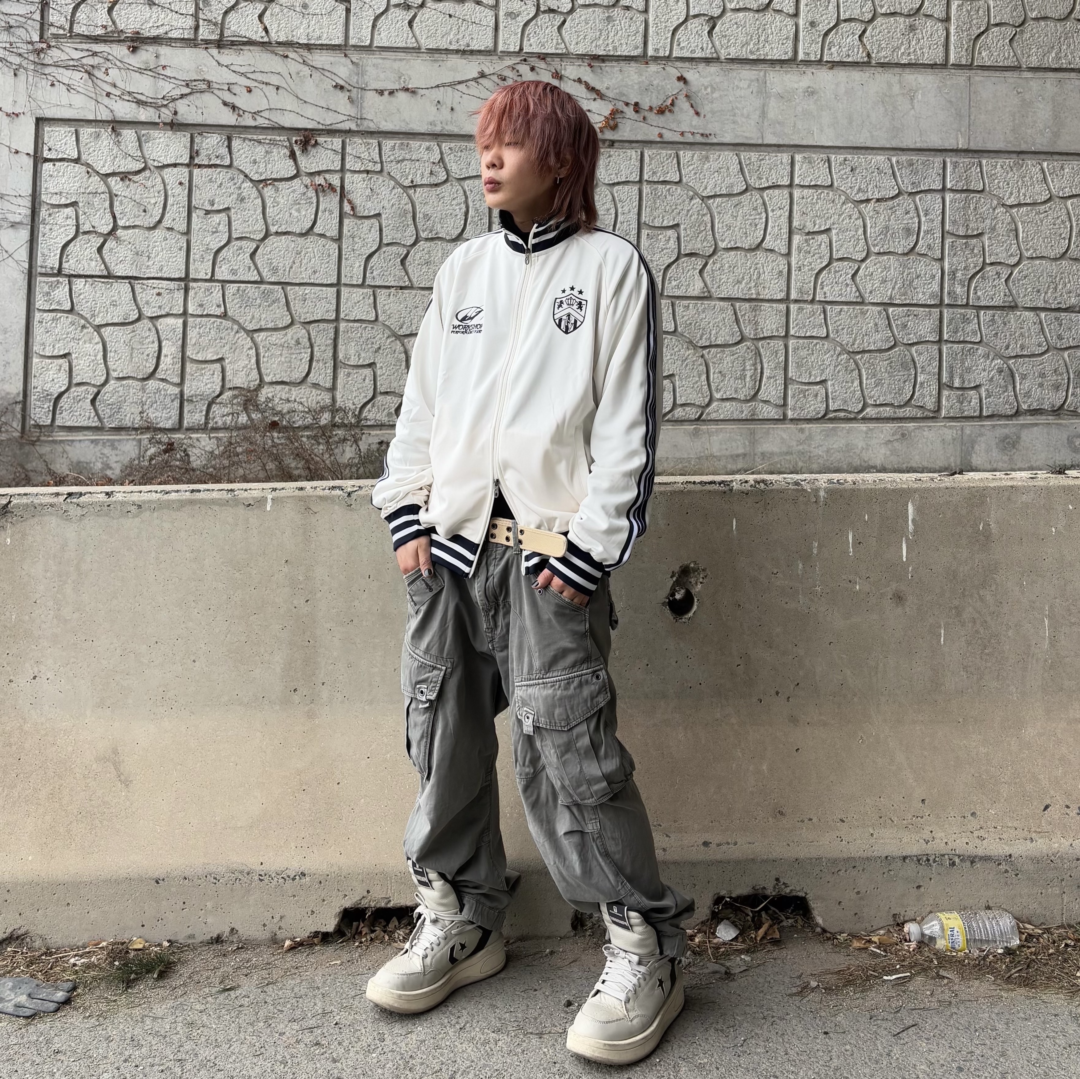 Converse x Drkshdw Turbowpn Pelican 착용 스타일 - 1