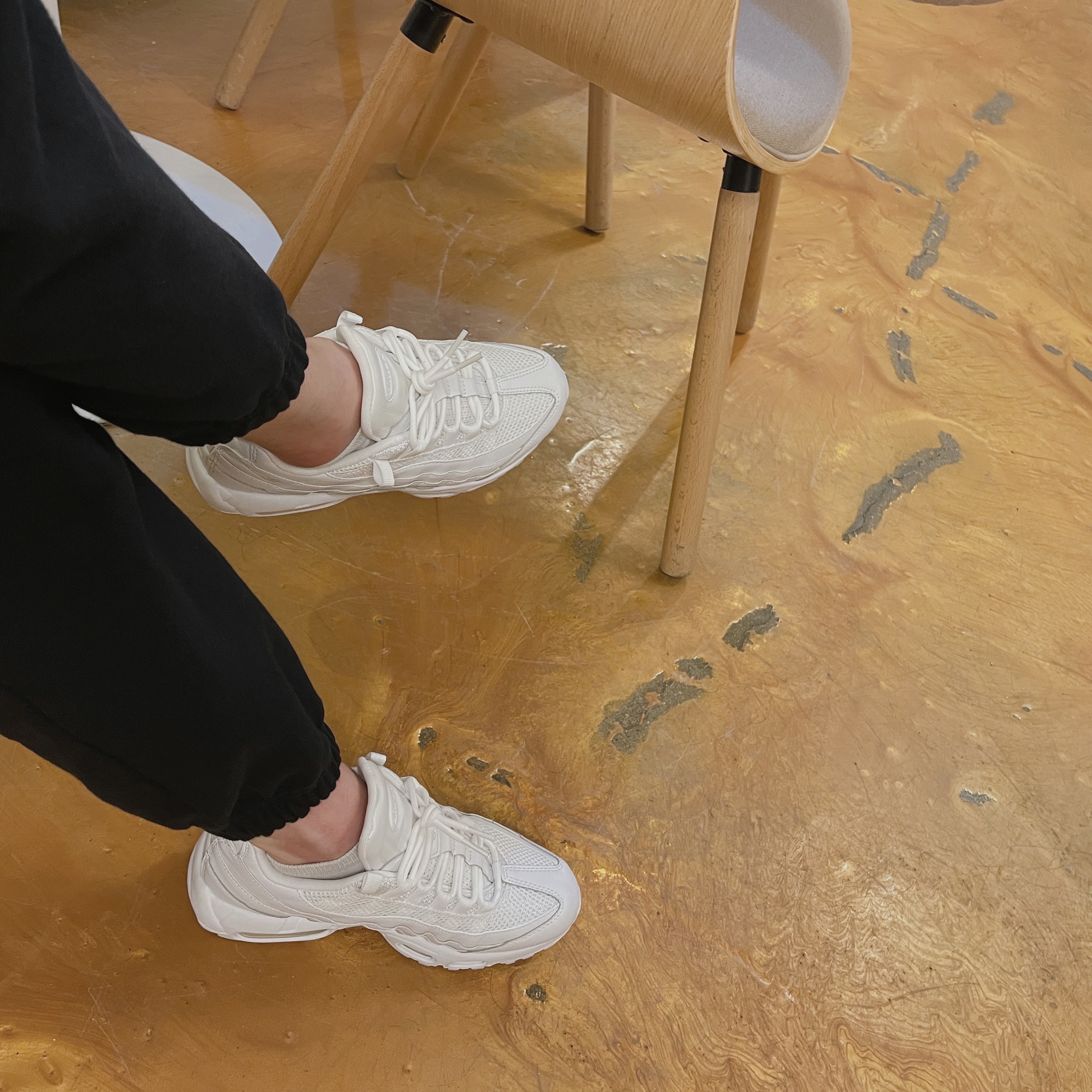 (W) Nike Air Max 95 Next Nature White 착용 스타일