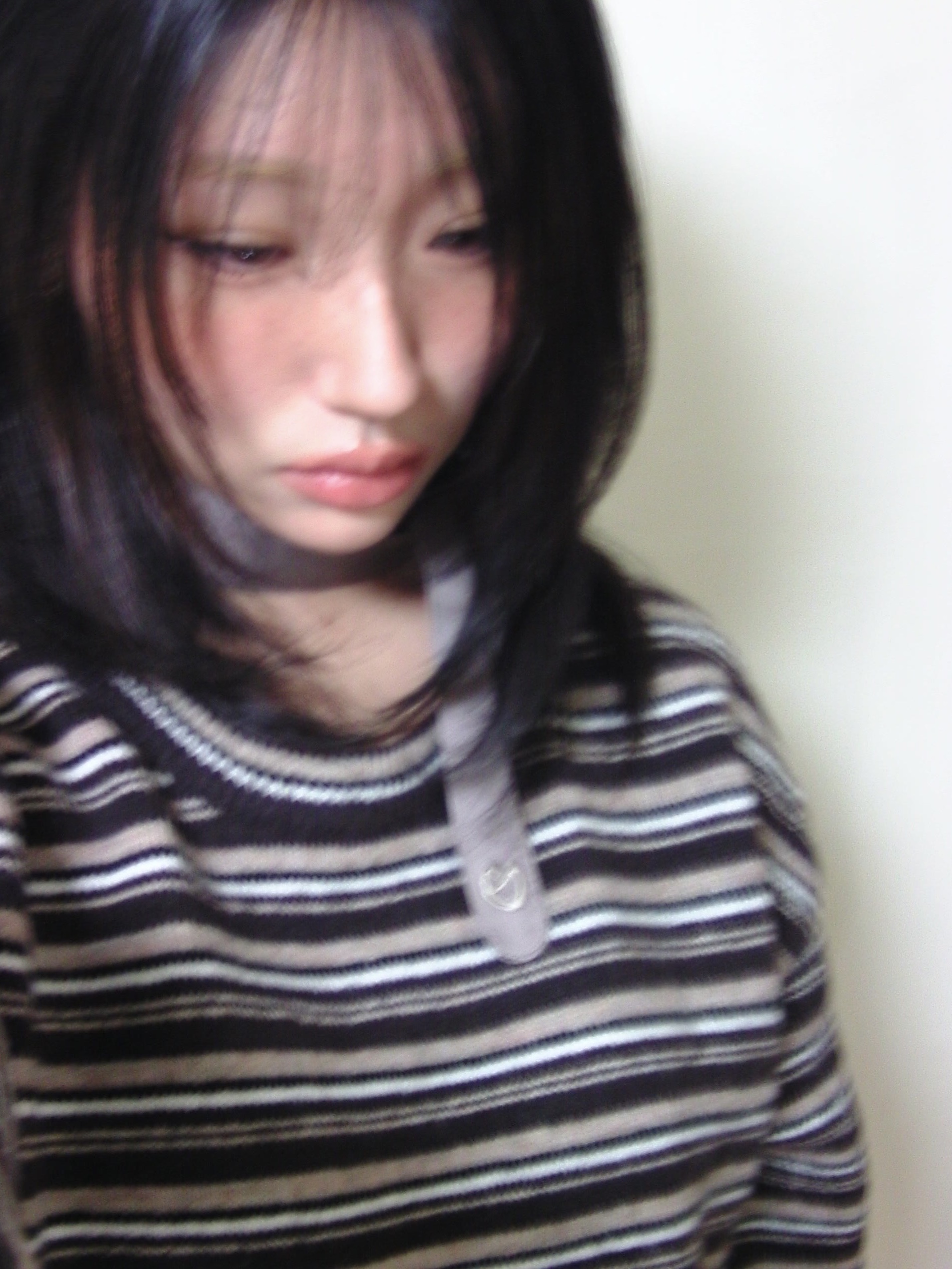 Coyseio Coy Stripe Knit Brown, Coyseio S2 Scarf Cocoa 착용 스타일 - 2