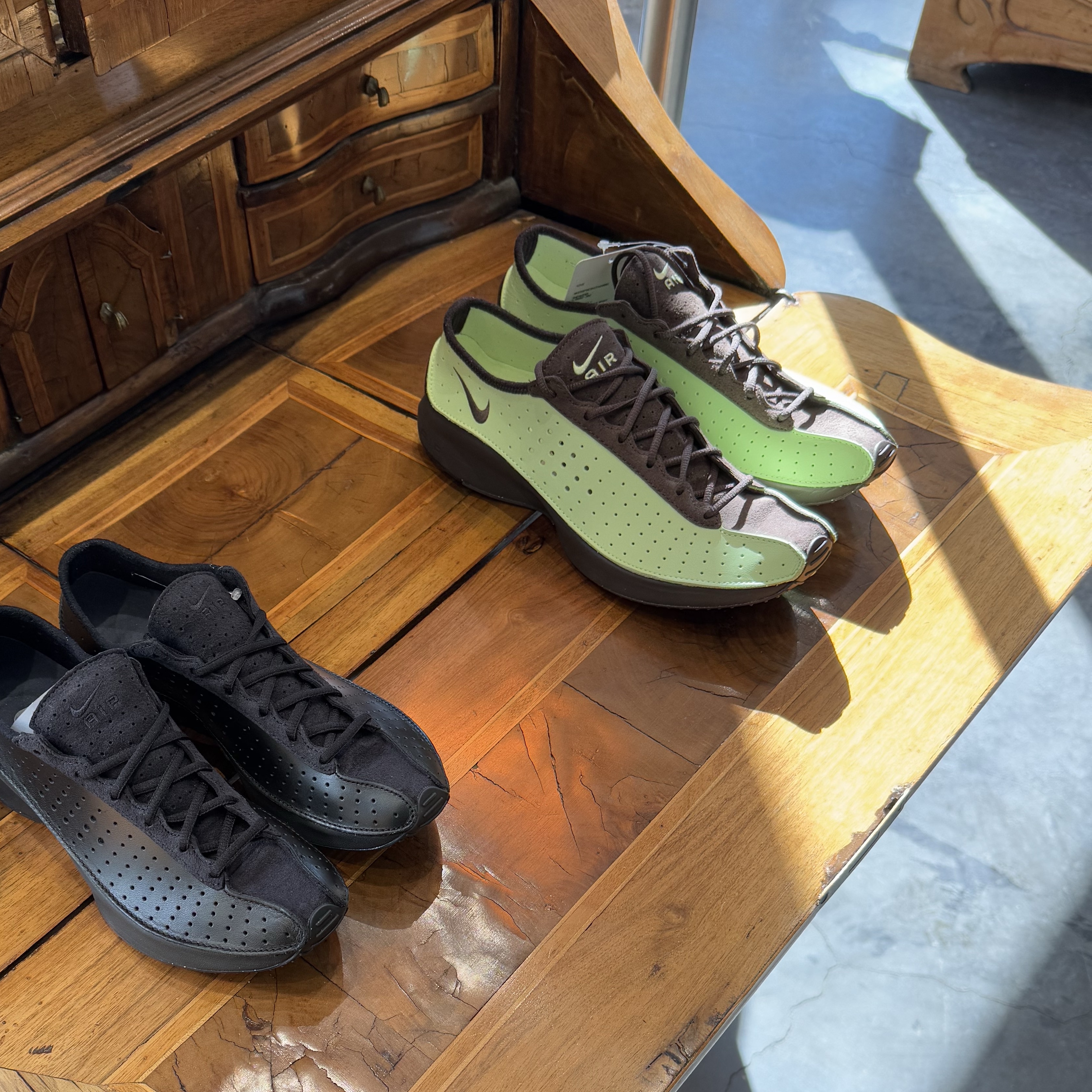(W) Nike Air Superfly Lab Green and Baroque Brown, (W) Nike Air Superfly Black 착용 스타일