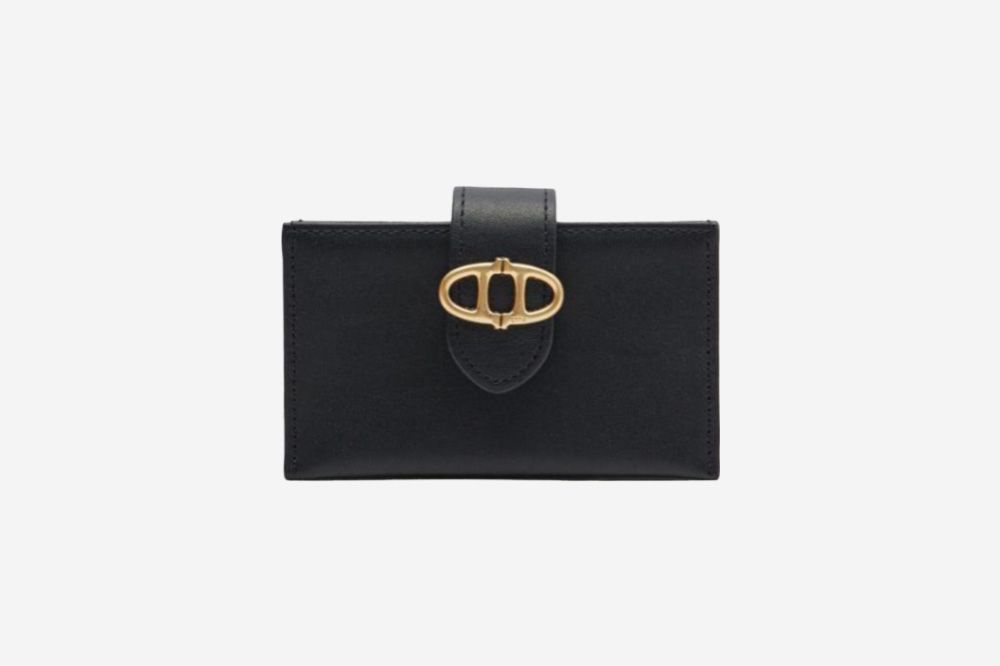 【ATHE VANESSABRUNO】Vegetable Accordion Card Wallet_4colors 아떼바네사브루노 알렉산드라 레더 아코디언 카드지갑 블랙