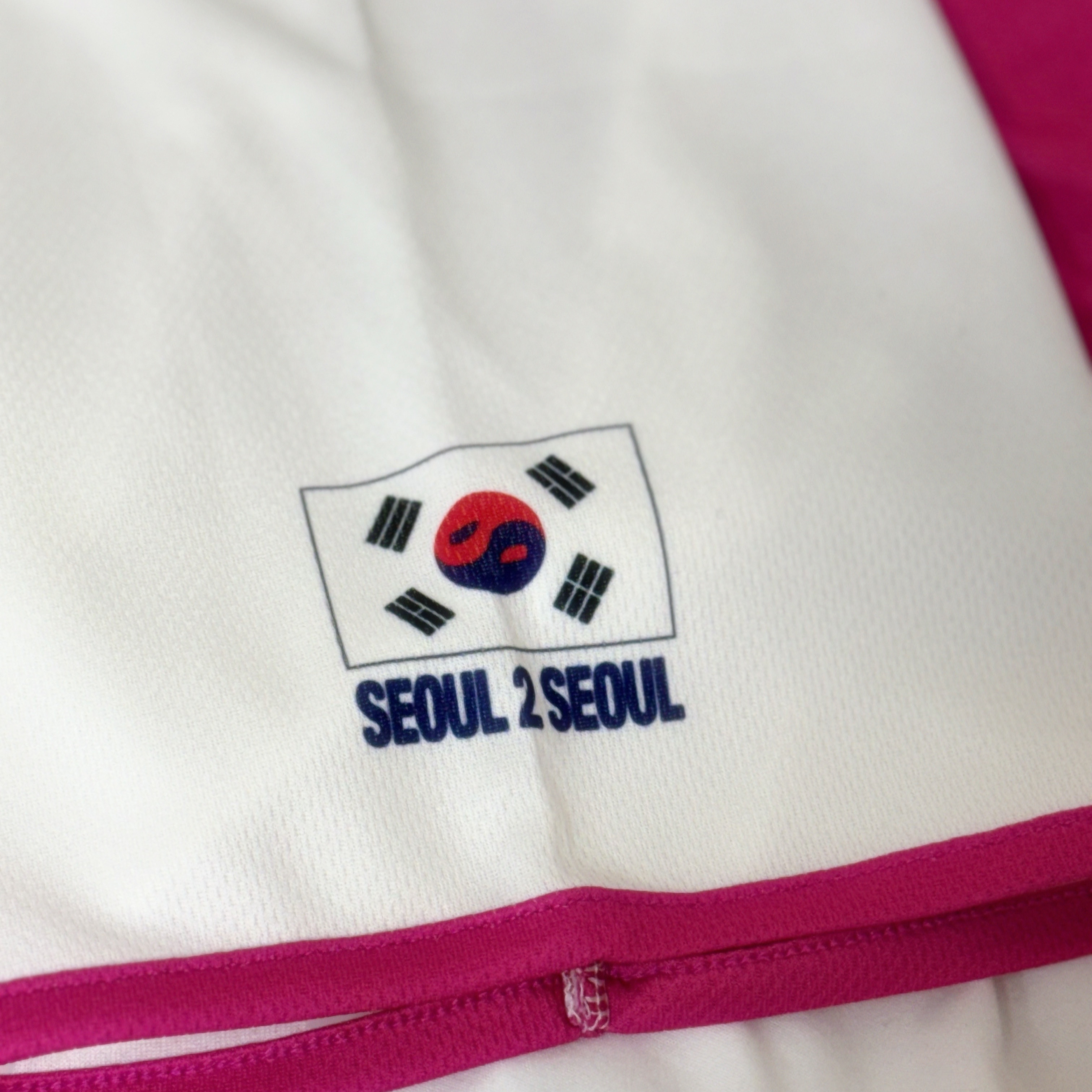Palace Seoul 2 Seoul Jersey White Pink - 25SS 착용 스타일 - 3