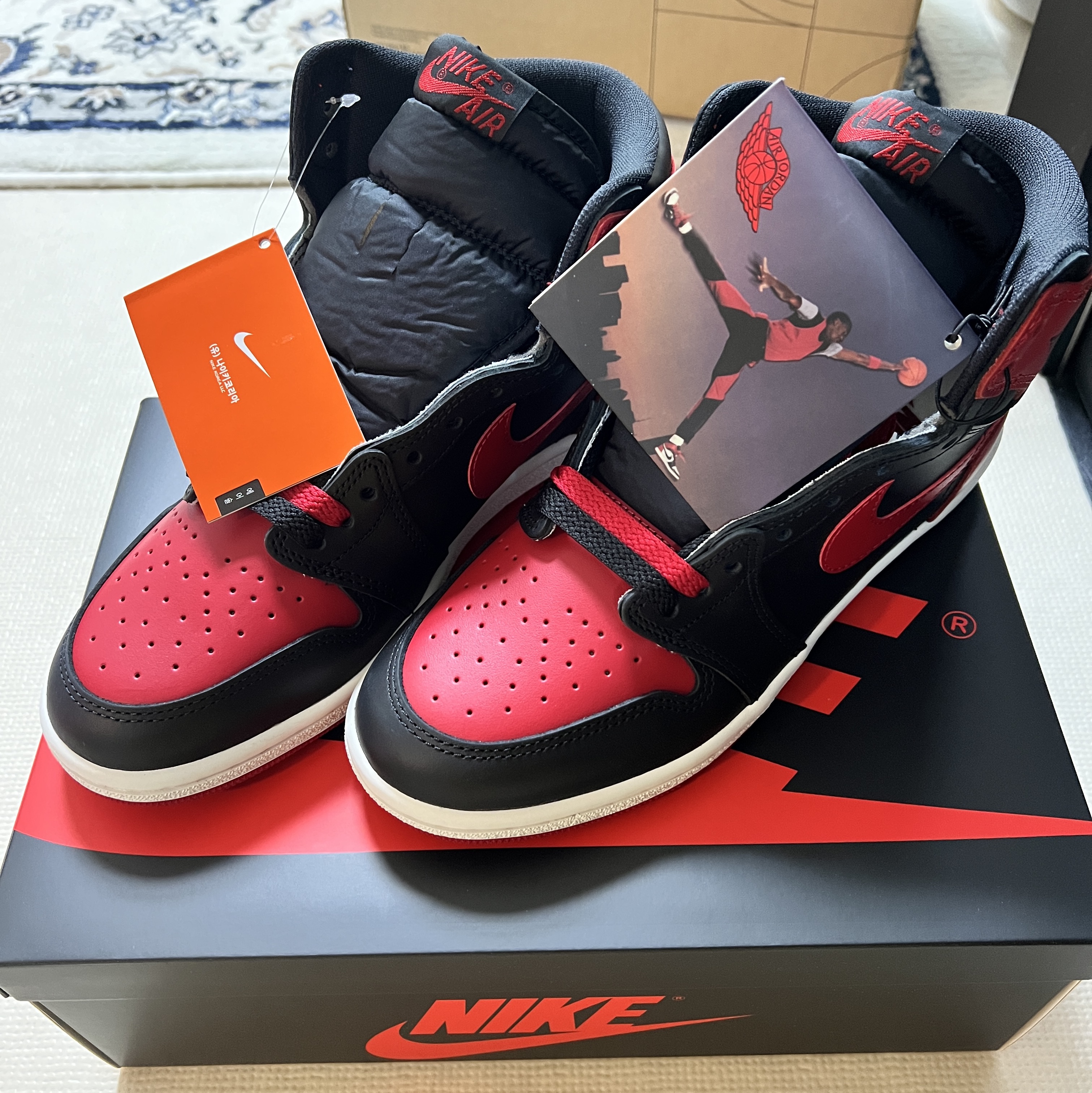 Jordan 1 High 85 Bred 착용 스타일 - 1