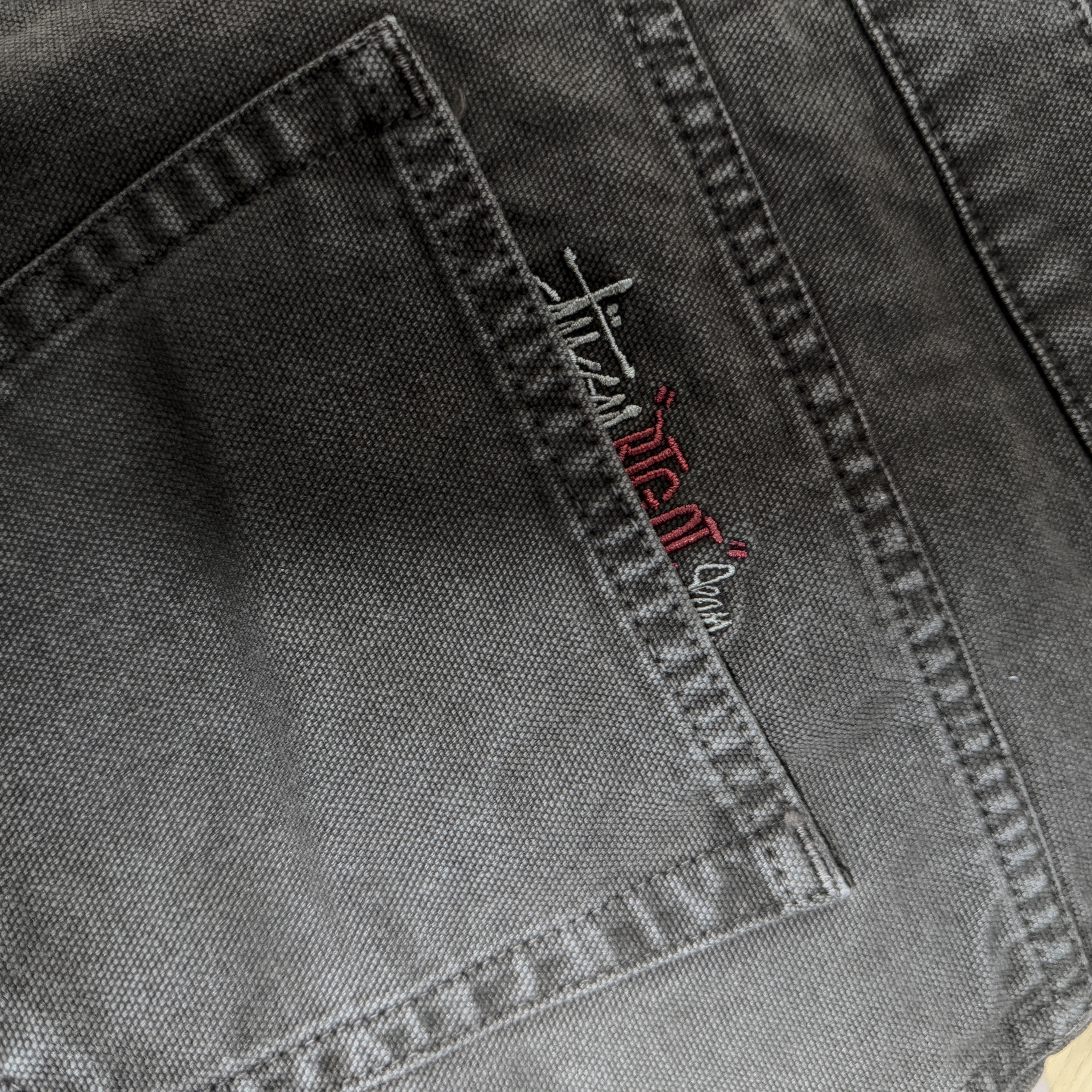 Stussy Washed Canvas Big OL' Shorts Brown 착용 스타일