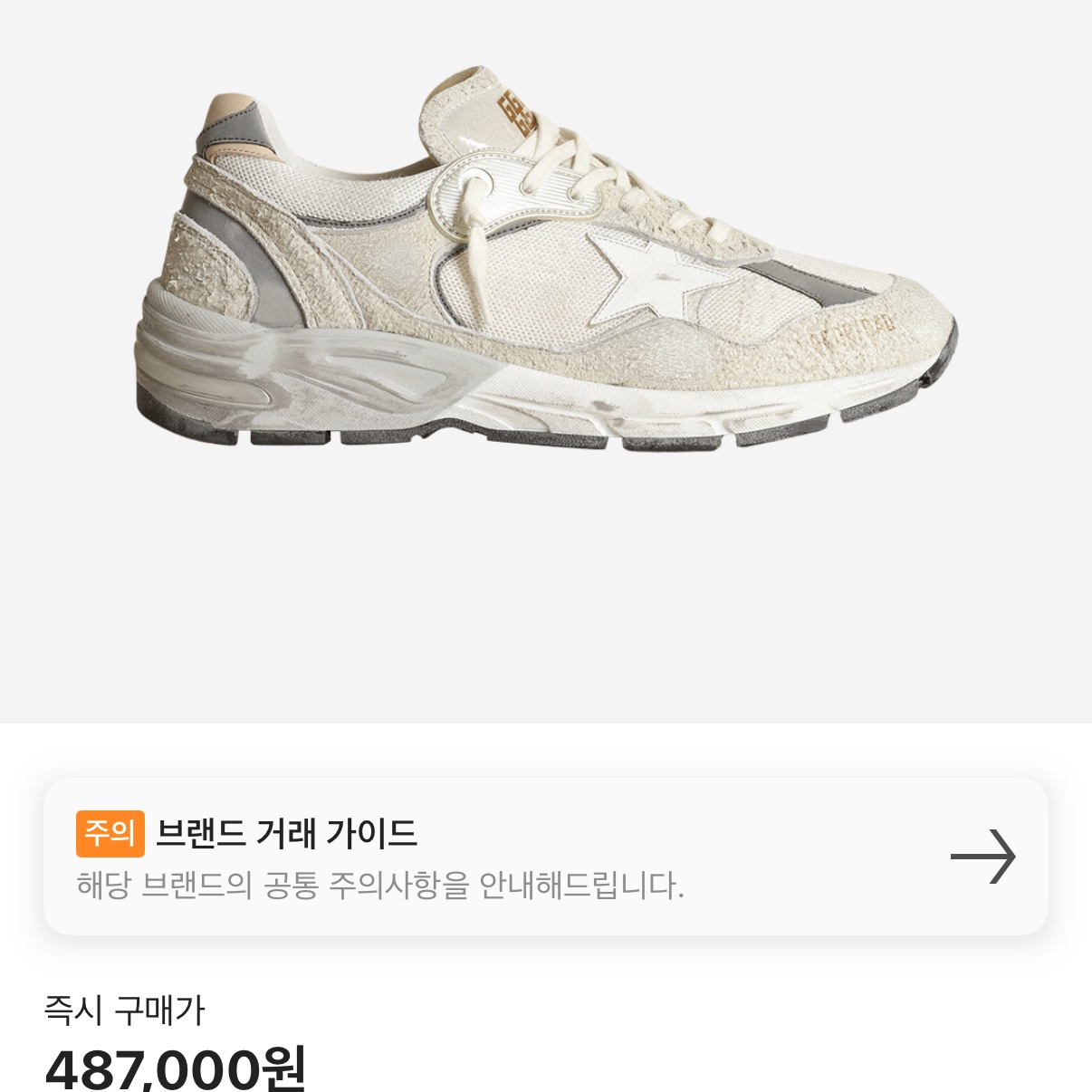 Golden Goose Dad-Star Sneakers White Silver 착용 스타일