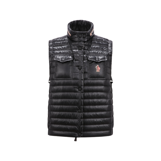 (W) Moncler Grenoble Padding Vest Black - 24SS