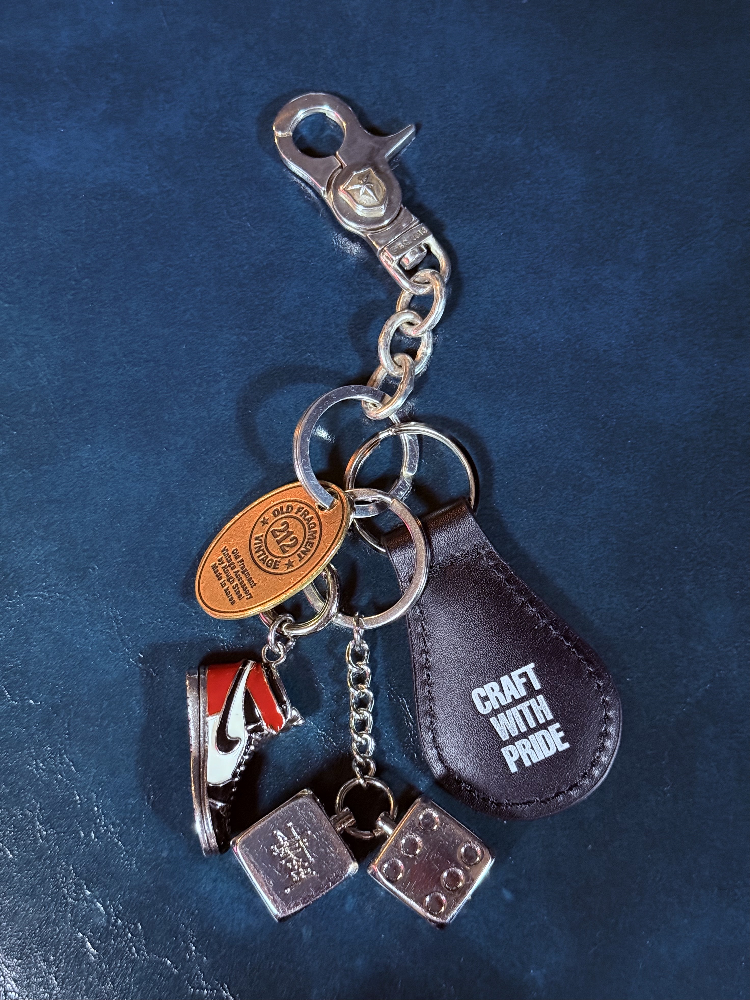 Neighborhood Leather Key Holder Black, Bouclier 3Chain Keyholder 착용 스타일