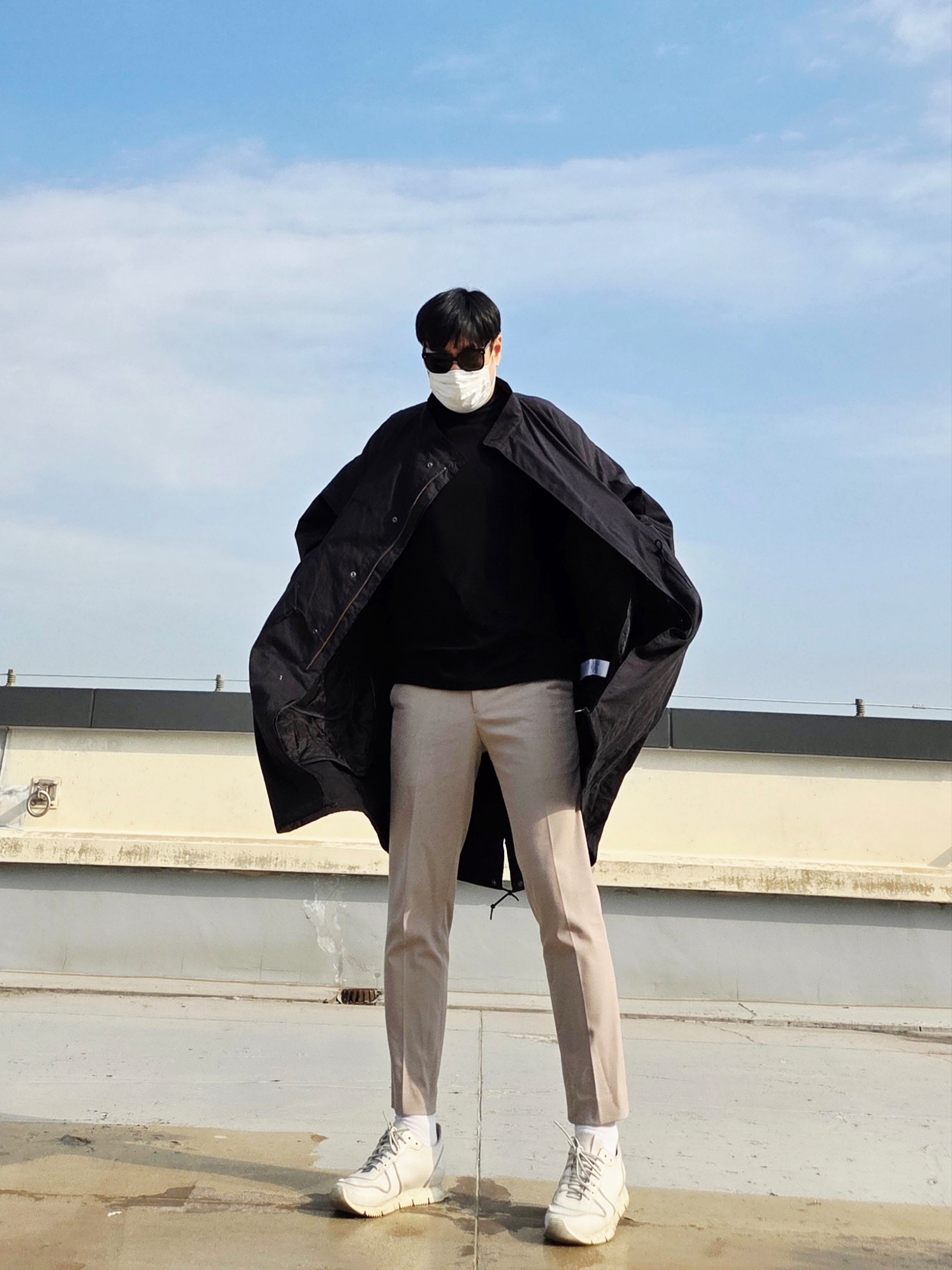 Freak's Store M-65 Mods Coat Liner Set Black, Buttero Carrera Men White 착용 스타일 - 2