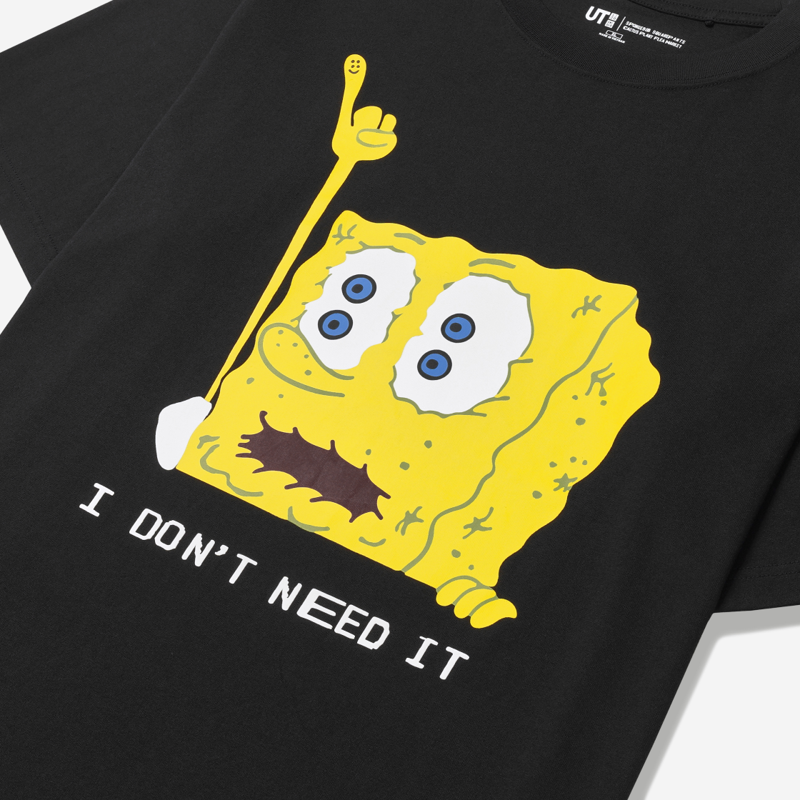 유니클로 UT x CPFM x 스폰지밥 그래픽 티셔츠 D 블랙 - US(Uniqlo UT x CPFM x SpongeBob Graphic T-Shirt D Black - US) - 3