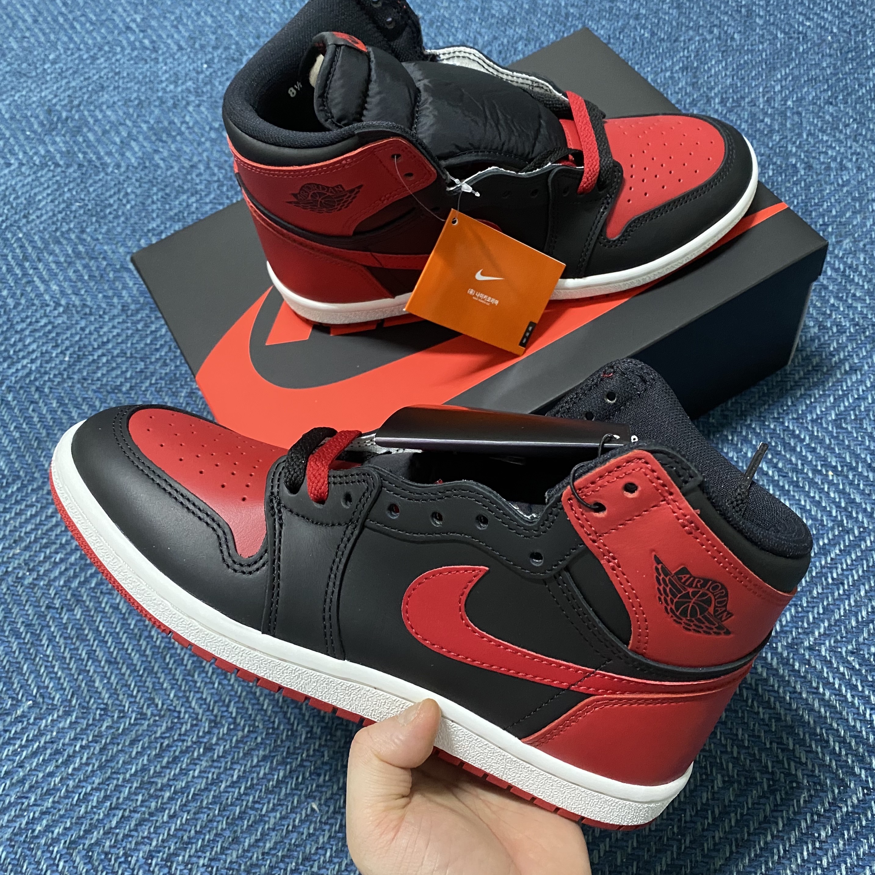 Jordan 1 High 85 Bred 착용 스타일