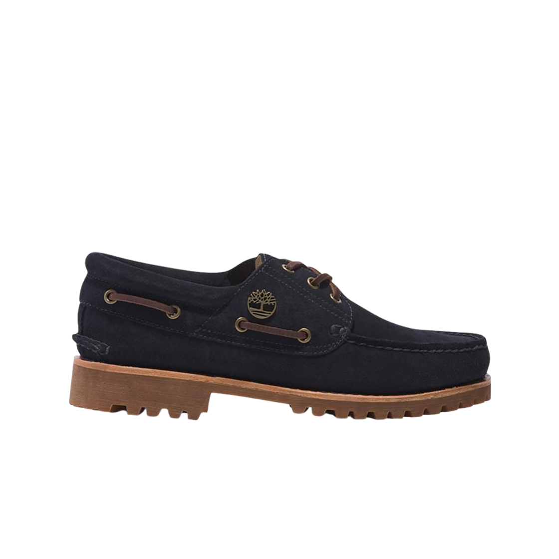 팀버랜드 3 아이 러그 보트 슈즈 다크 블루 스웨이드(Timberland 3-Eye Lug Boat Shoes Dark Blue Suede)