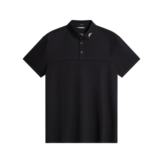 J.Lindeberg Golf Wear Collar Short Sleeve T-Shirt Navy