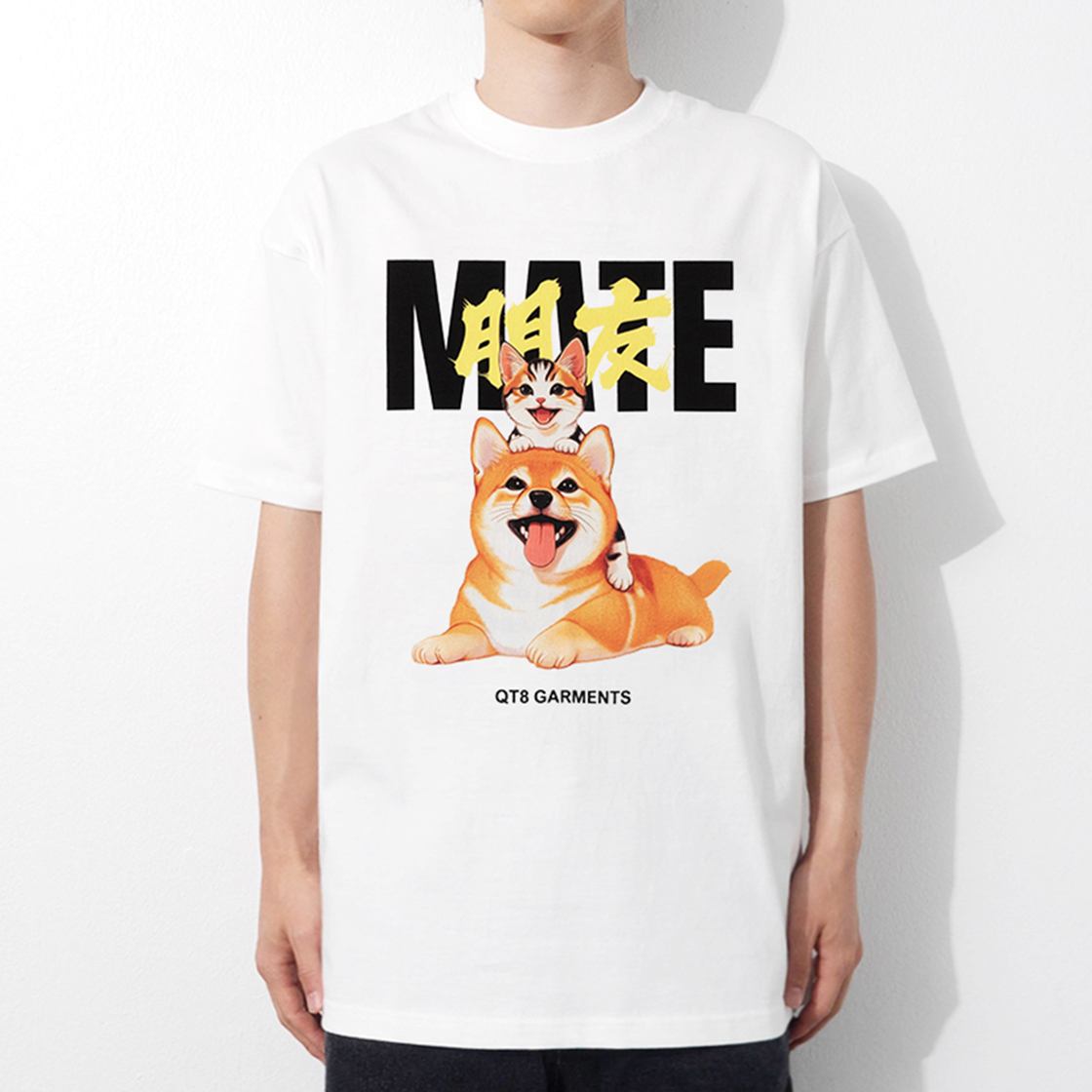 큐티에잇 가먼츠 메이트 티 아이보리(QT8 GARMENTS Mate Tee Ivory) - 3