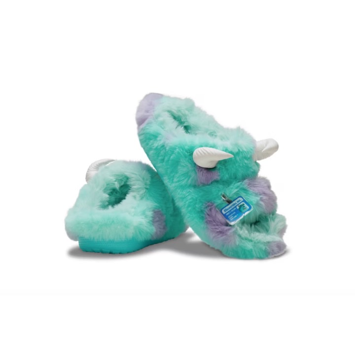 Crocs x Disney Pixar Monters, Inc. Sulley Classic Cozzzy Sandal Multi 착용 스타일 - 2